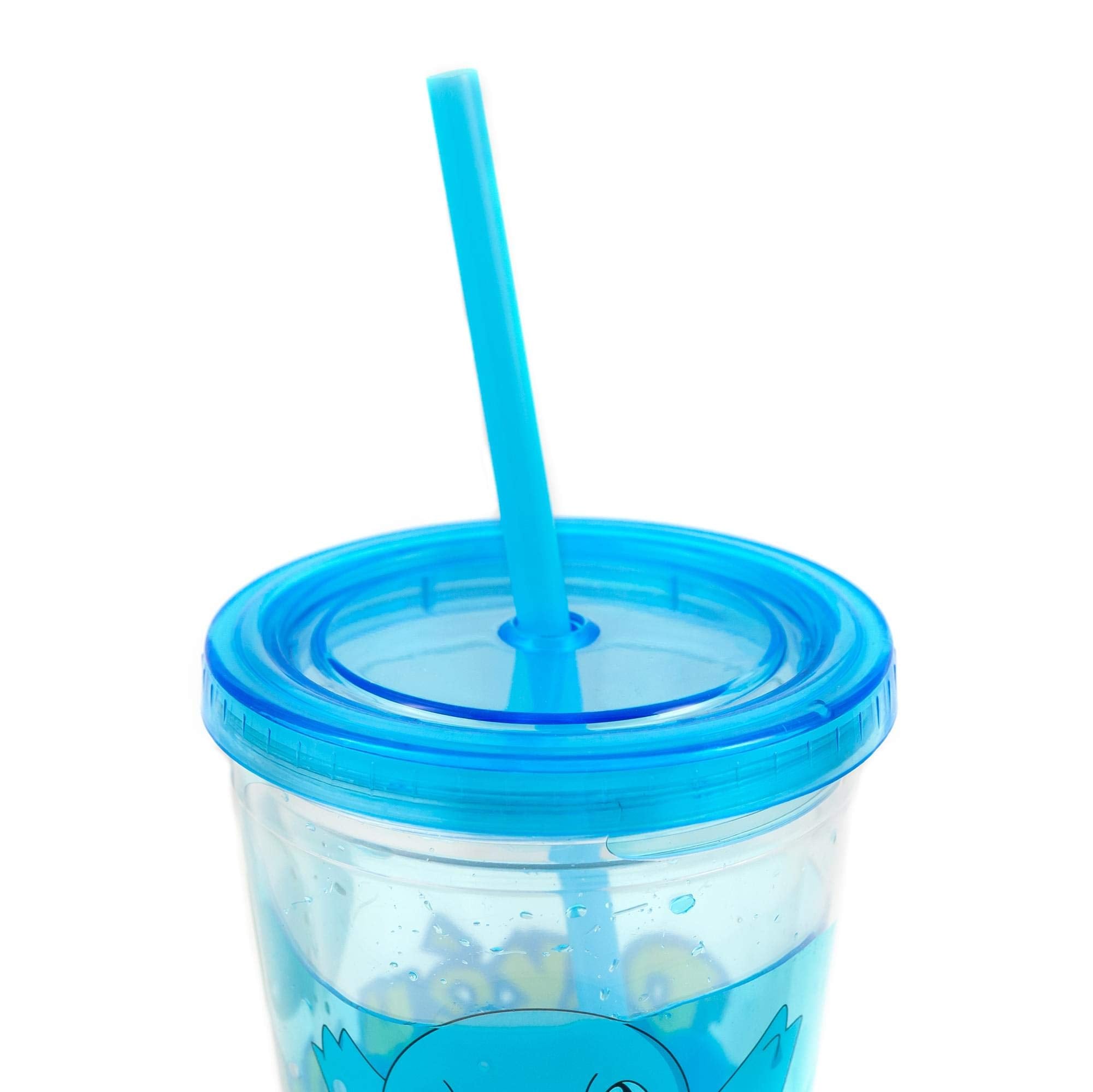 Pokemon Carnival Cup (16Oz) With Glitter And Confetti Featuring Catchable Water Type Poke Squirtle