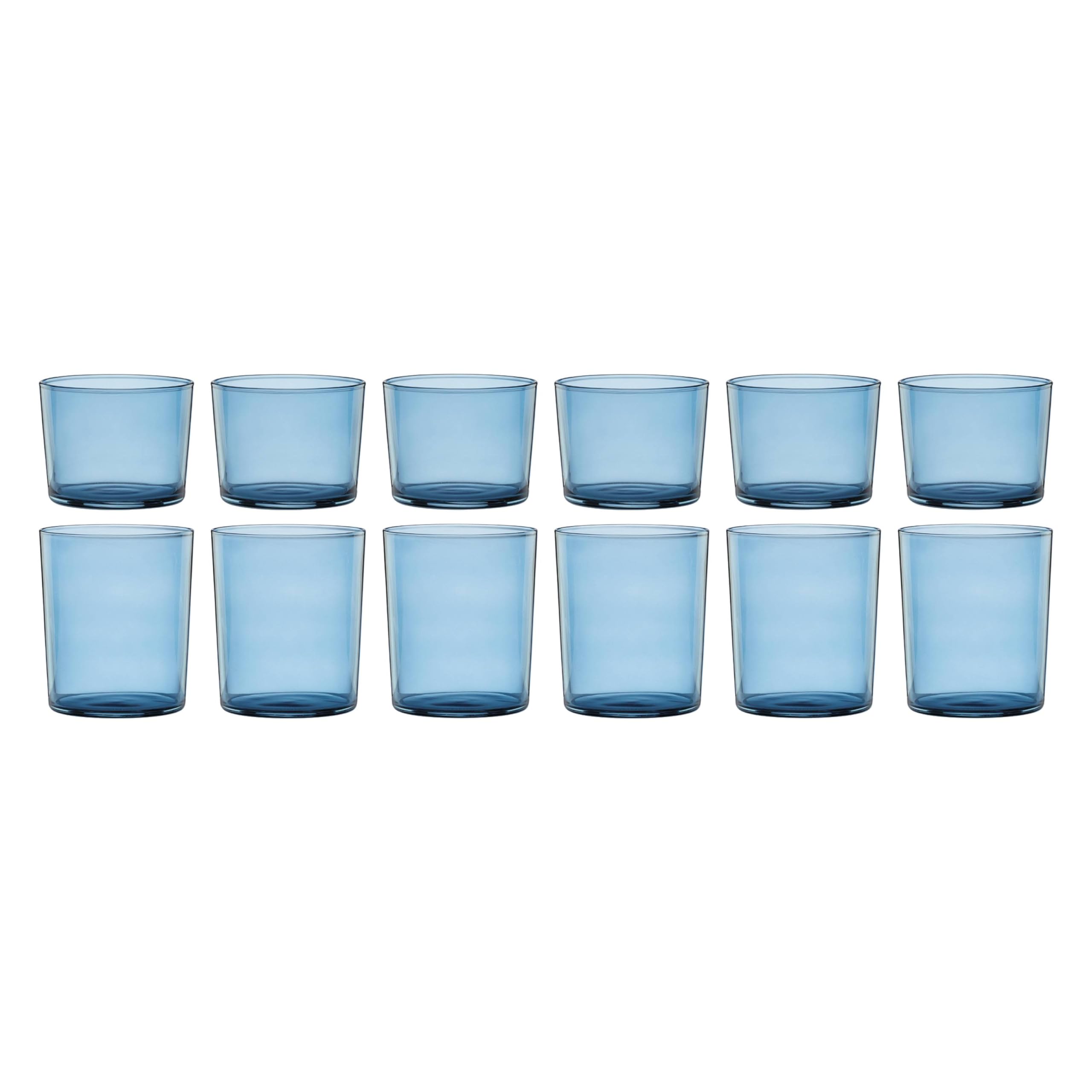 Oneida 895976 Stackables Blue Drinkware, Set Of 12