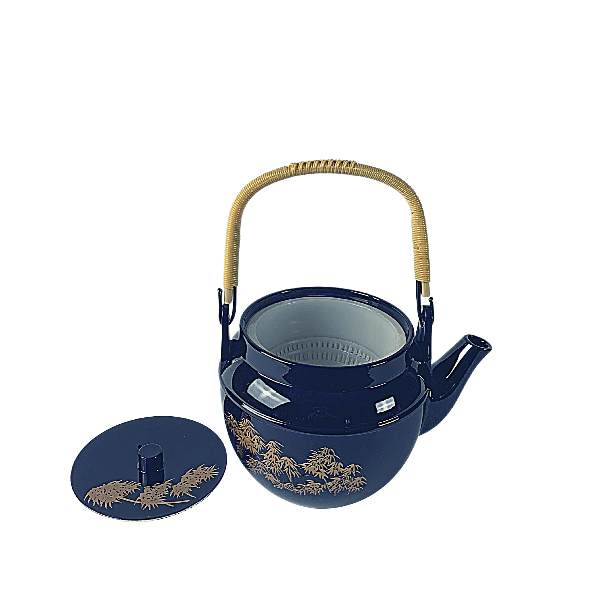 JapanBargain  Japanese Plastic Teapot Melamine Tea pot for Home or Restaurant Made in Japan  Black (1  54 oz)