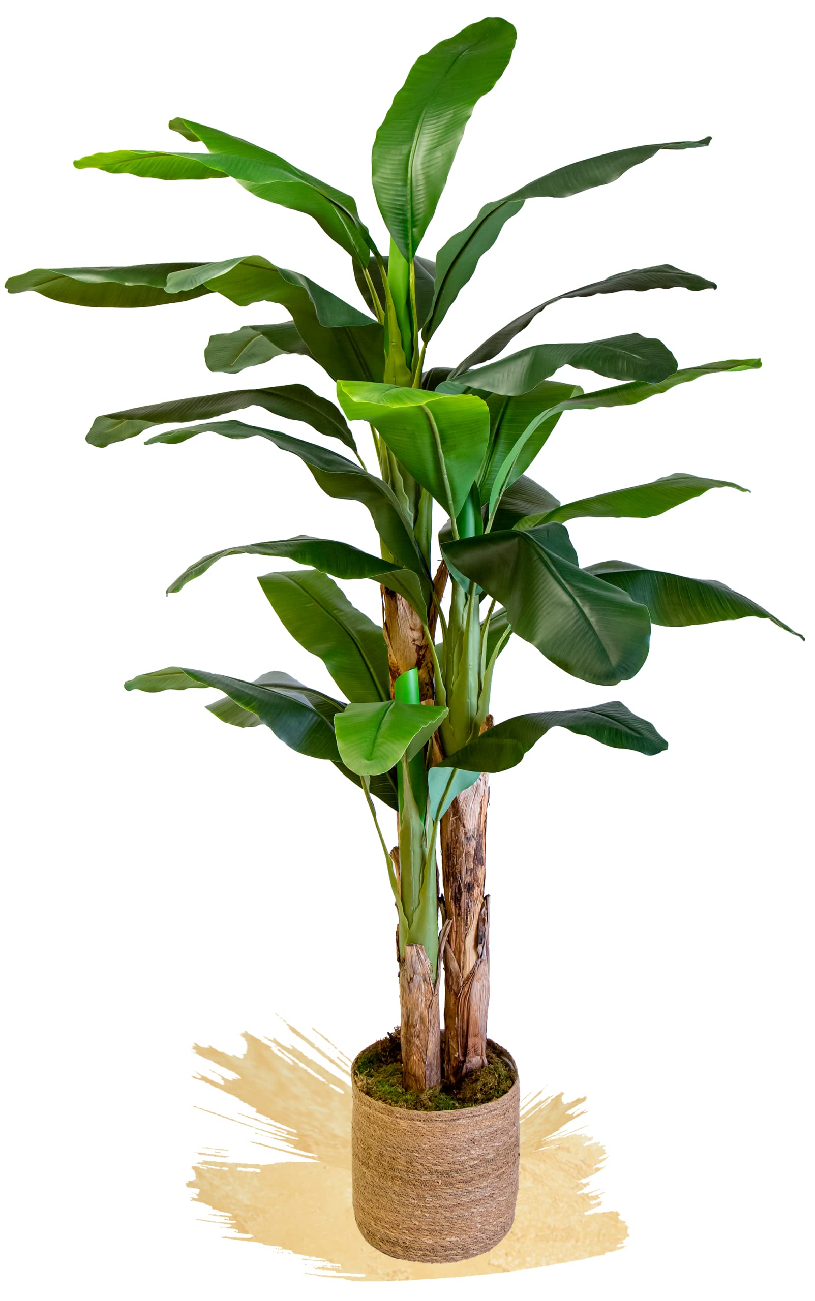 Artificial Banana Tree, Made With The Best Materials, Ideal For Home Decoration, Artificial Plant 7 Feet Tall - 83 Inches
