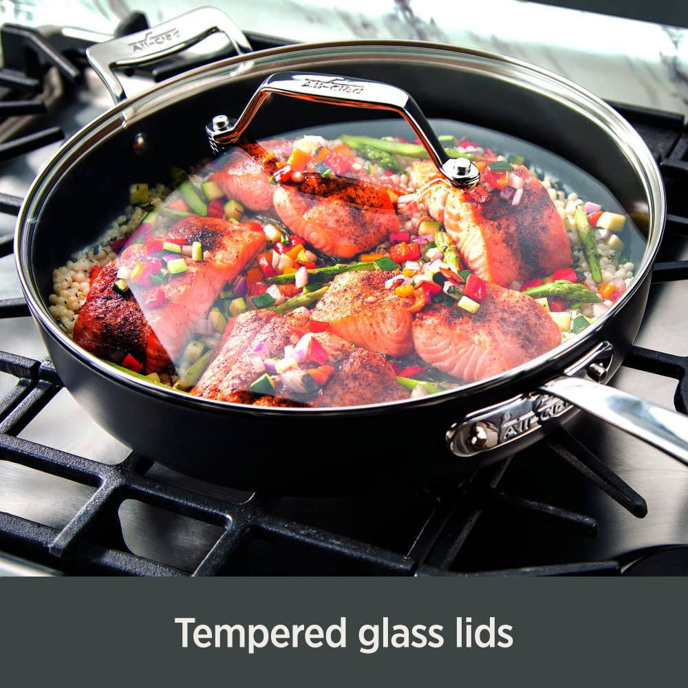 All-Clad Essentials Nonstick Lid, 12 Inch, Stainless Steel