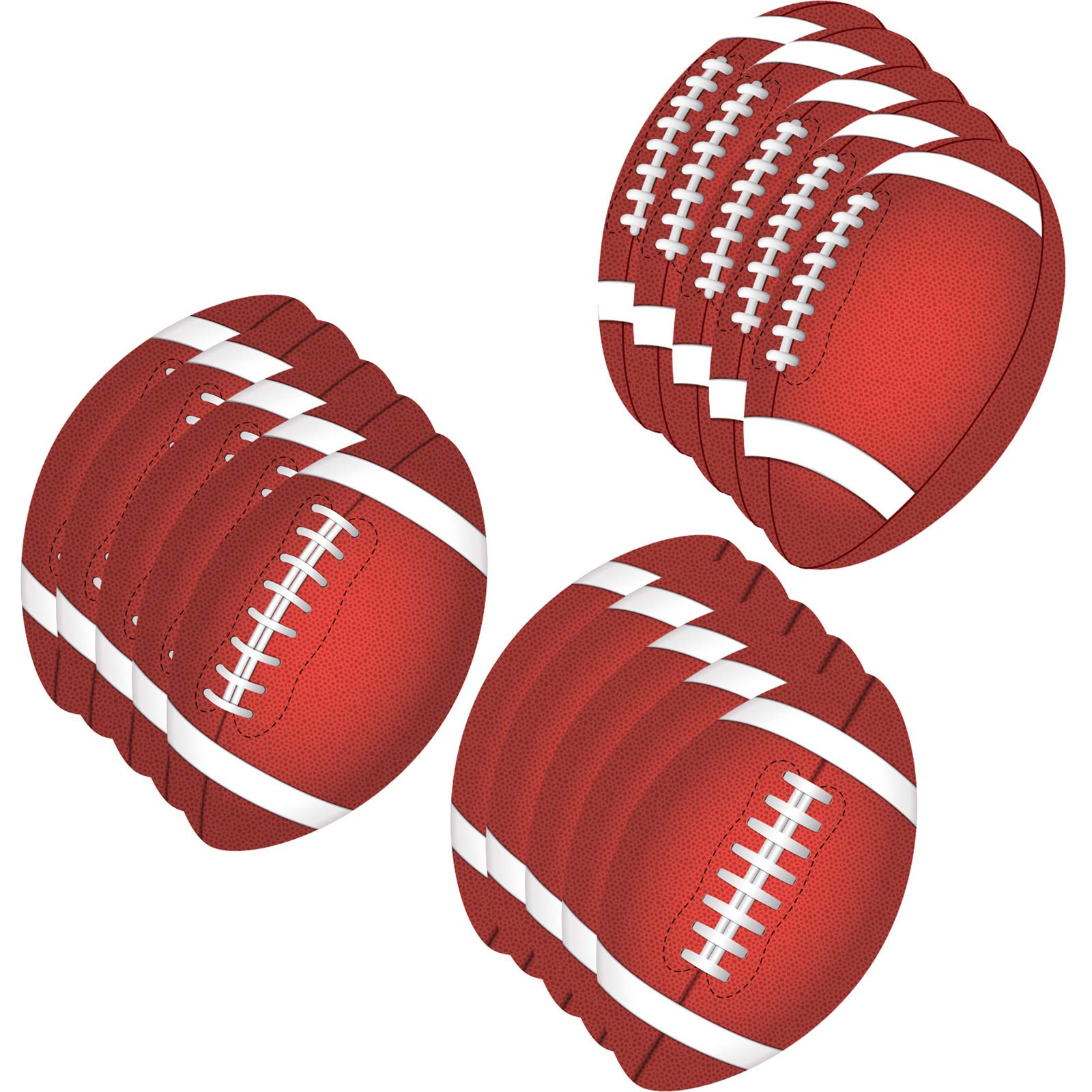 Football Theme Party Cutout Football Classroom Party Decoration Football Game Cutouts with Glue Point Dots for Football Party Su