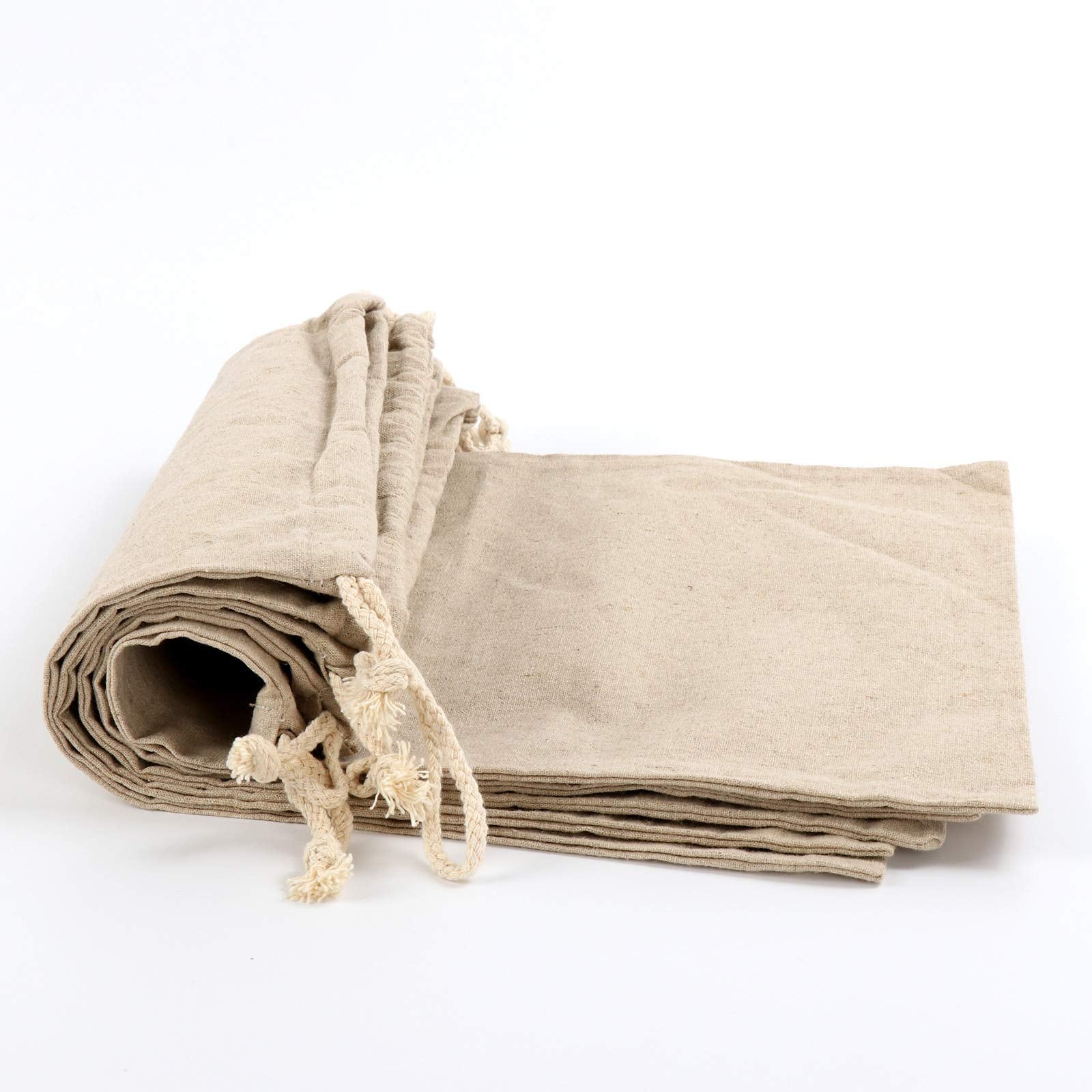 5 Pack Large Size Homemade Bread Bags Linen Bag Reusable Food Storage Housewarming Wedding Gift Storage 11.8'' X 15.7 ''