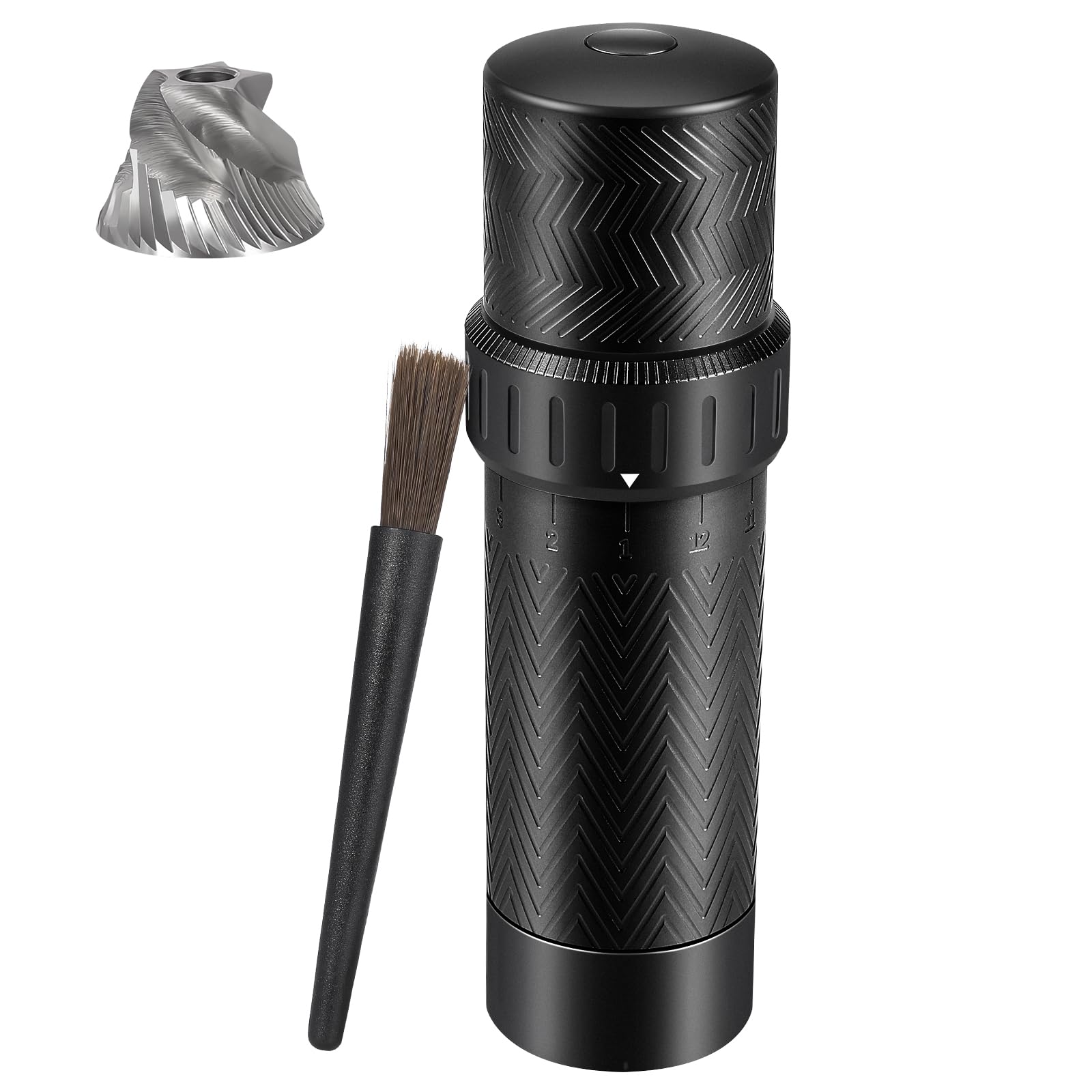 Heavy Duty Manual Pepper Grinder With More Pepper Output, Professional Grade Pepper Mill Refillable Set And Coarseness Can Be Ad