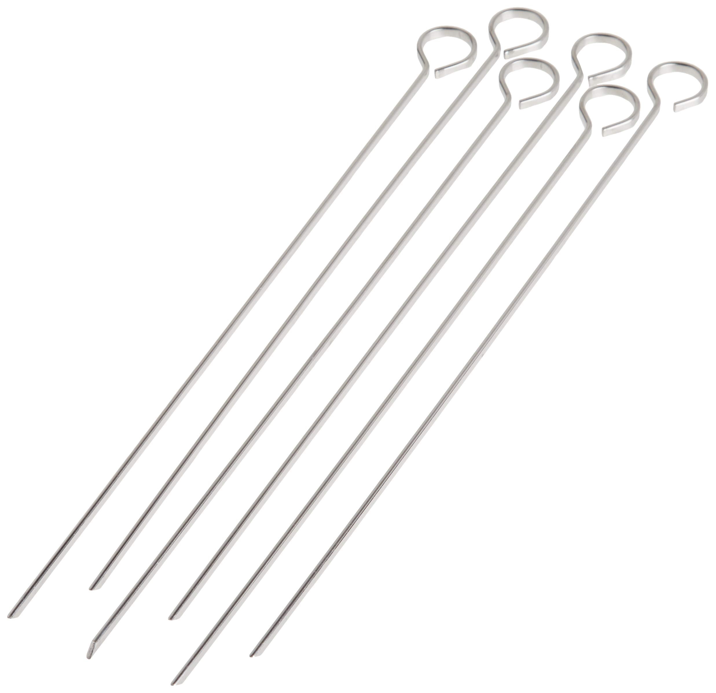 Norpro Stainless Steel 12-Inch Skewers, Set Of 6