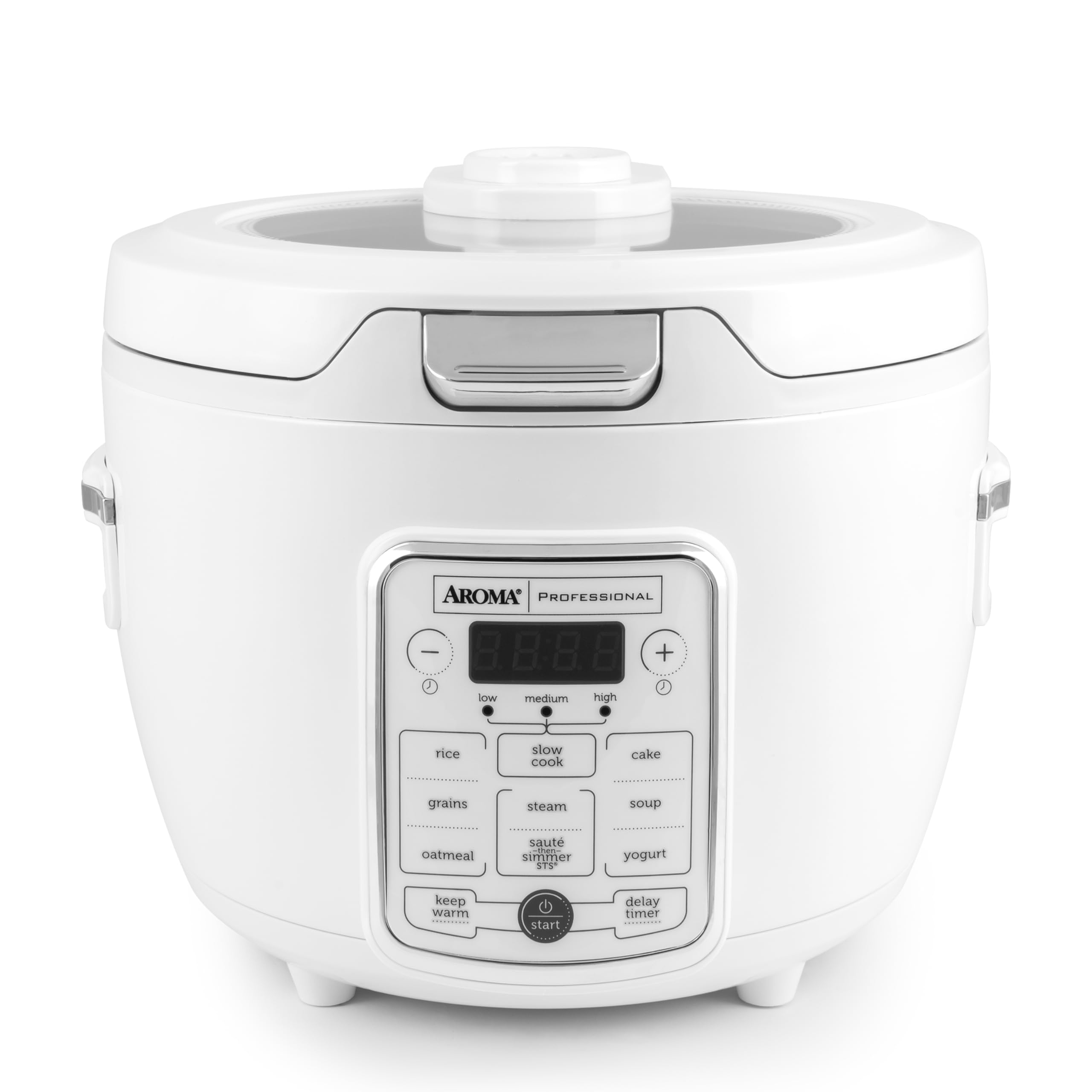 AROMA Professional Digital Rice Cooker, 10-Cup (Uncooked) / 20-Cup (Cooked), Slow Cooker, Multicooker, Steamer, Oatmeal Cooker, 