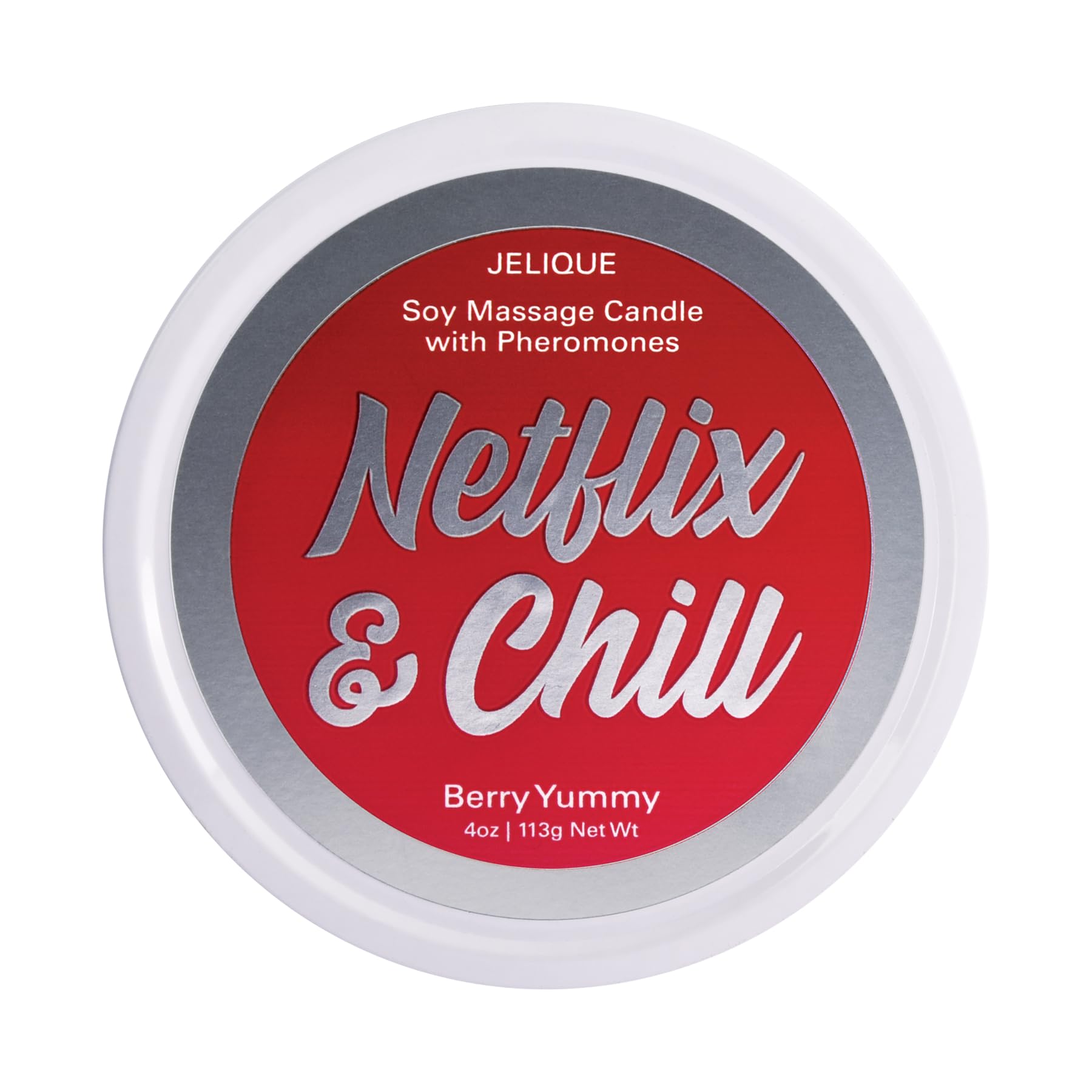 Classic Brands LLC 77462: Massage Candle Netflix & Chill Berry 4Oz