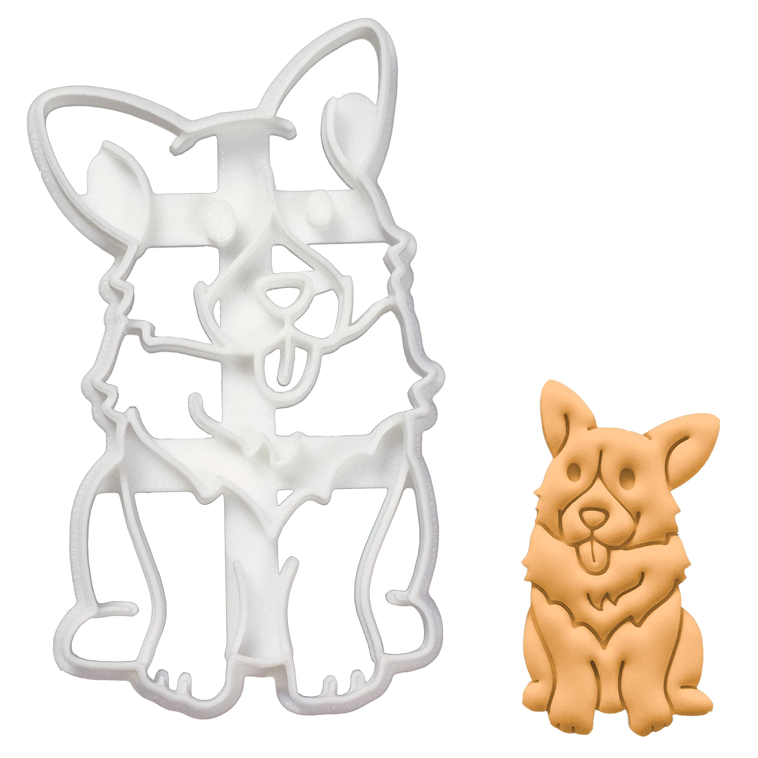 Happy Corgi Cookie Cutter, 1 Piece - Bakerlogy