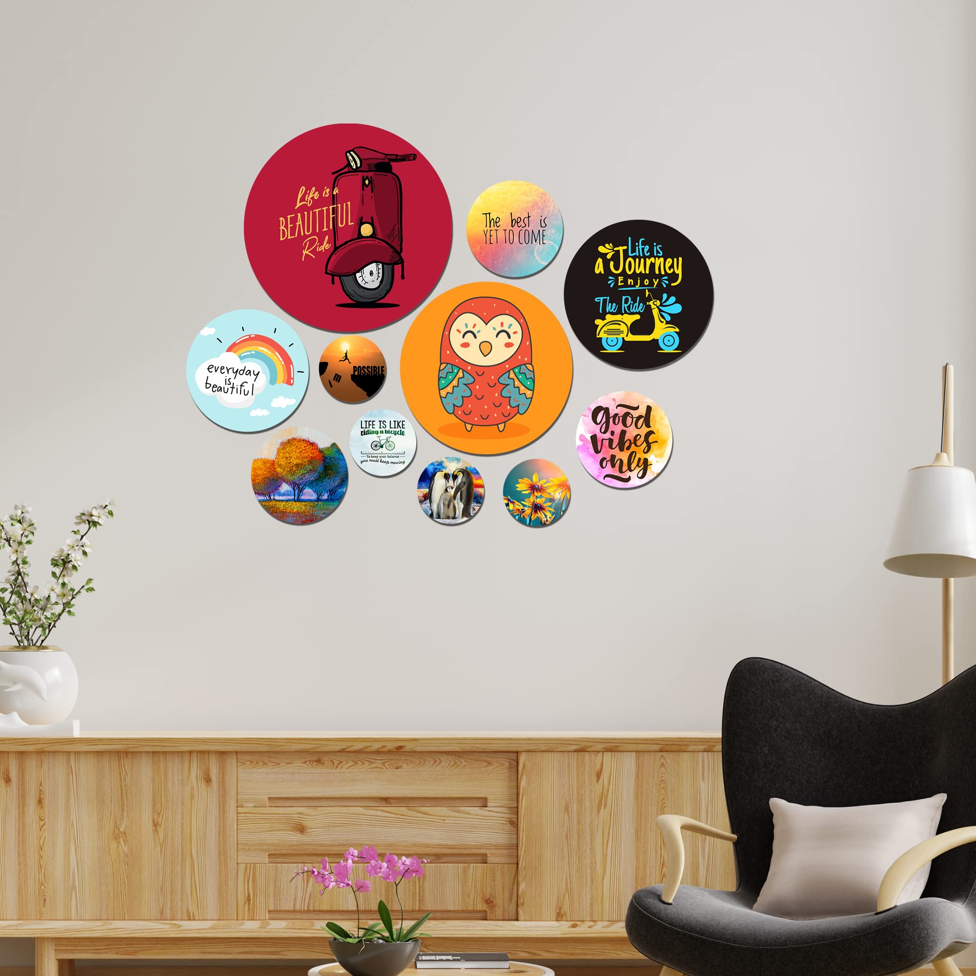 Artvibes Designer Mdf Wooden Wall Hanging For Home Decoration | Office | Gift | Wall Decor Hanging Items | Wall Art | Living Roo