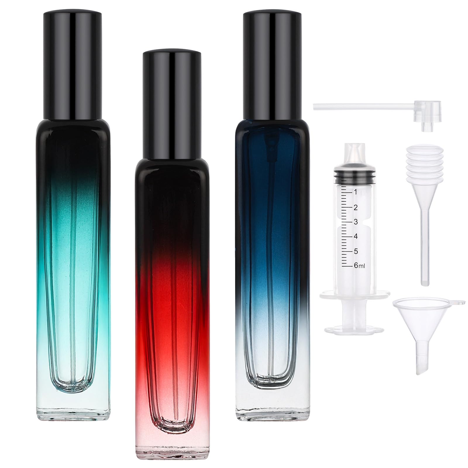 Segbeauty 15Ml Mini Travel Cologne Sprayer, 3 Pack Refillable Atomizer Spray Bottle For Perfume Travel, Empty Glass Perfume Bott