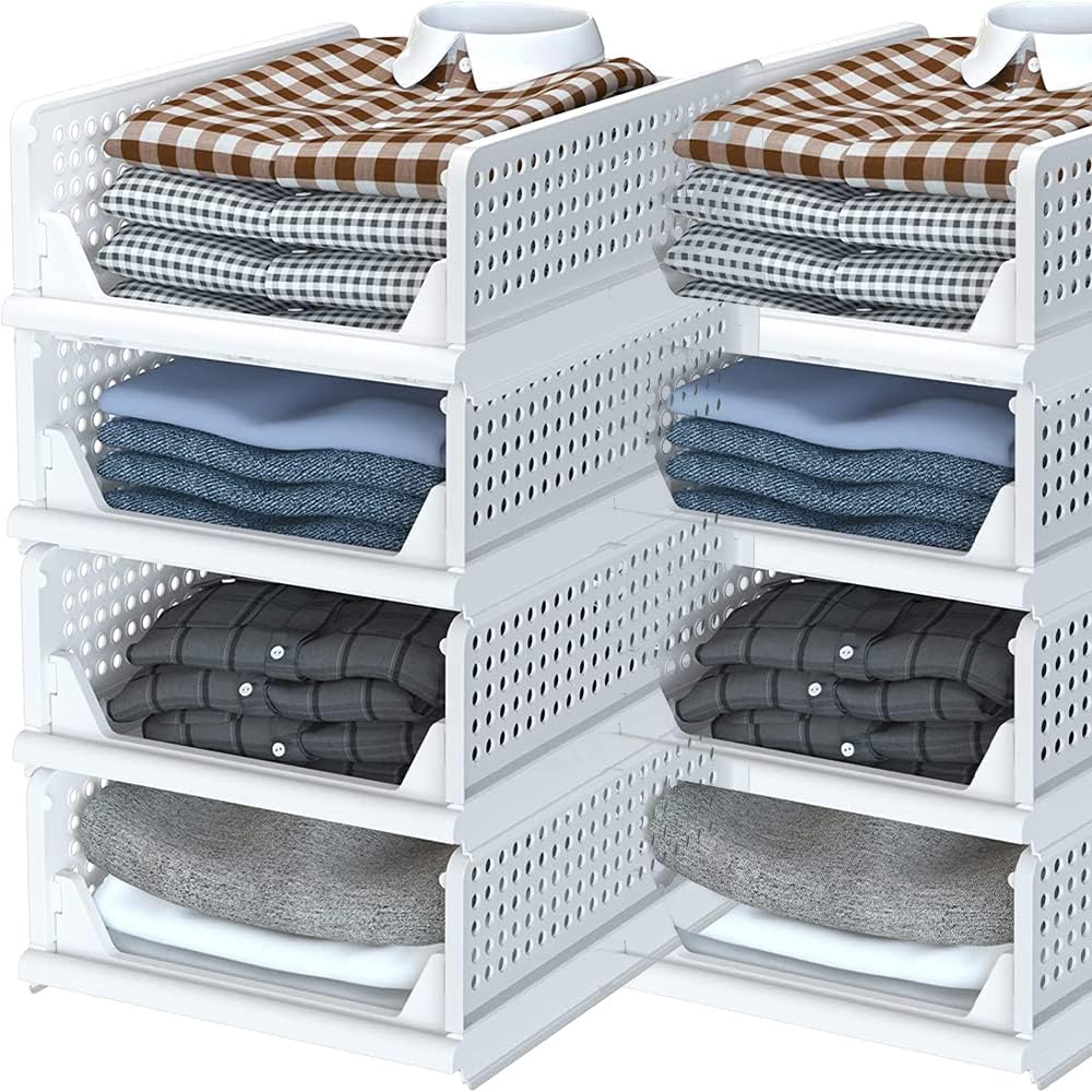 Alphit Sale Clothes Organizer For Wardrobe Cupboard Organizer For Clothes Foldable, Stackable Closet Organizer Drawers, Almirah 