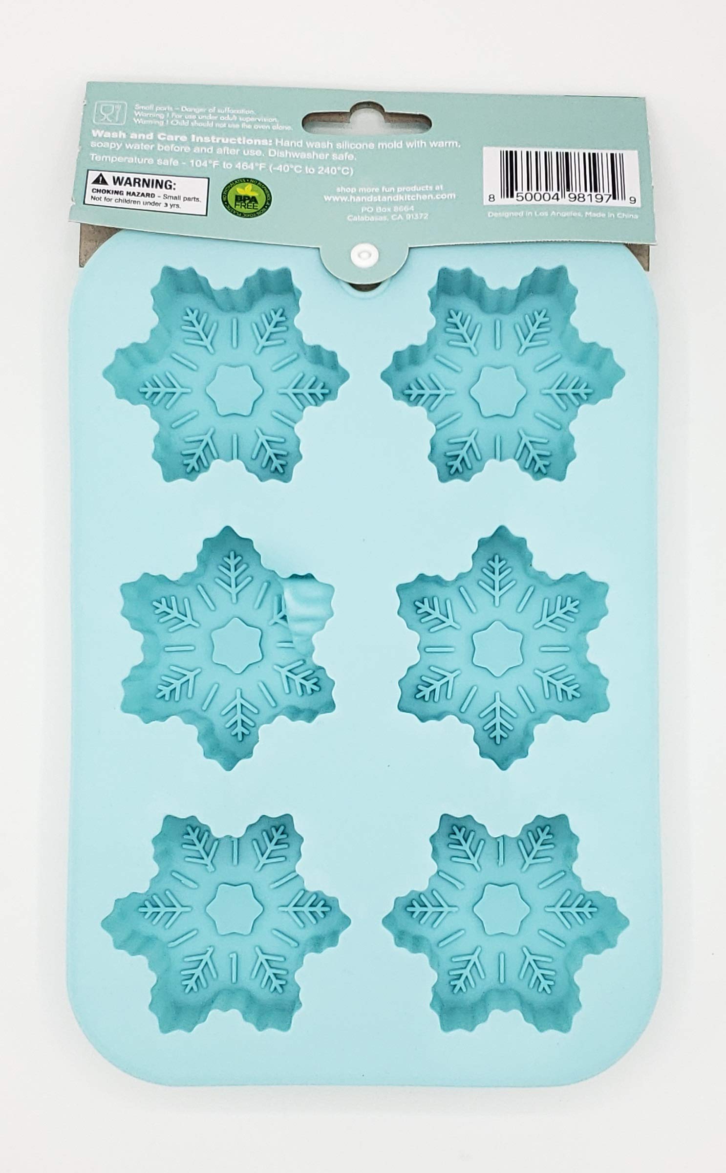 Handstand Kitchen Winter Wonderland Snowflake Shaped Cupcake Mold