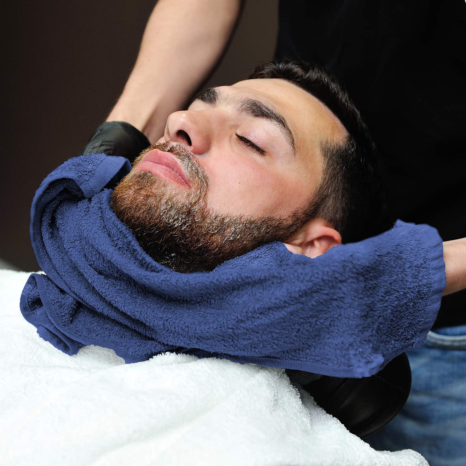 Arkwright Bleach Safe Jr. Salon Towels - (Pack of 12) 100% Ring Spun Cotton Soft Quick Dry Super Absorbent Hand Towel for Cosmet