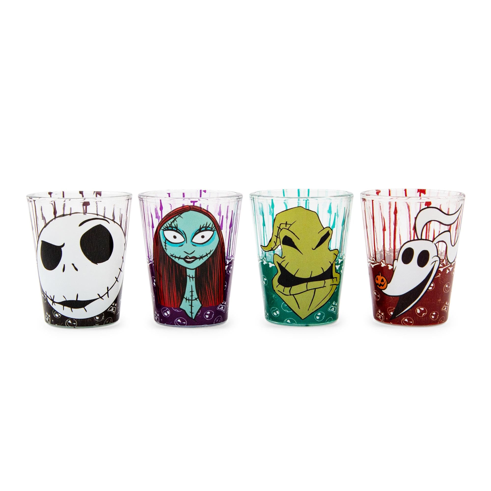 Disney The Nightmare Before Christmas 2-Ounce Mini Shot Glasses  Set Of 4