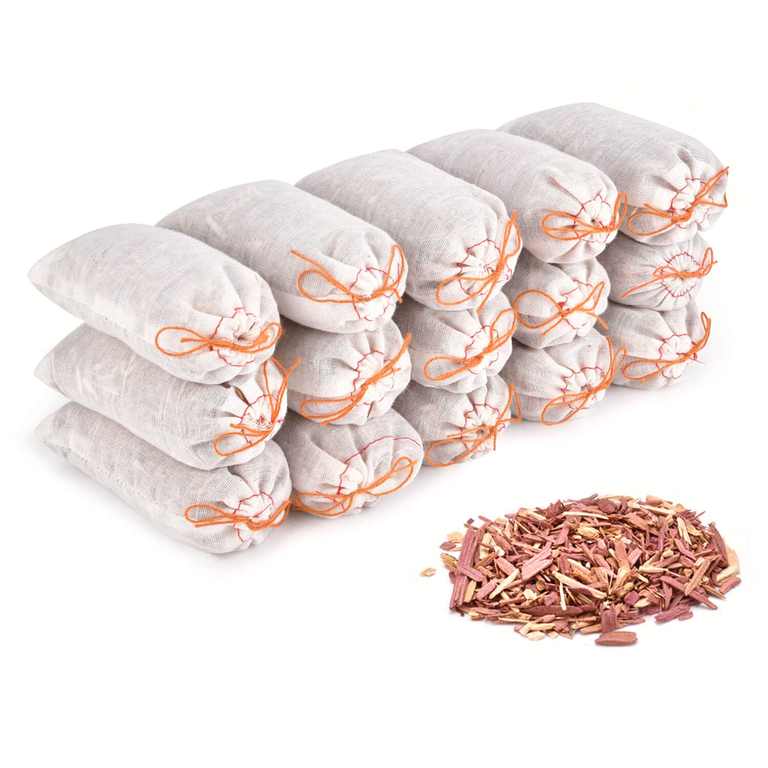 Homode Cedar Blocks For Clothes Storage, Cedar Sachets For Drawers And Closets Fresh Scent, Aromatic Ceder Wood Chips Hanging Ri