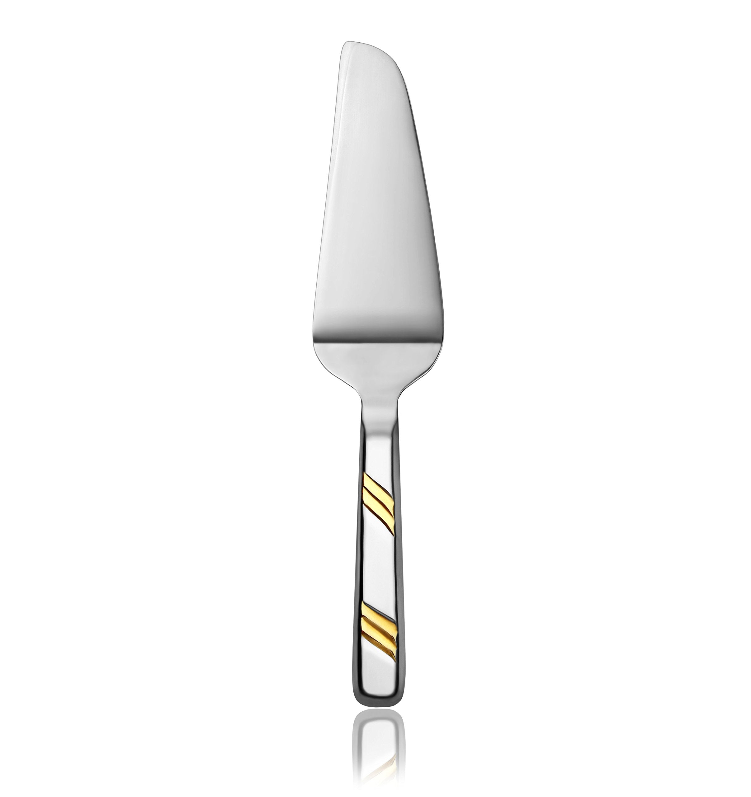 New Star Foodservice 52404 Hollow Handle Cake Server, 10.75'', Gold