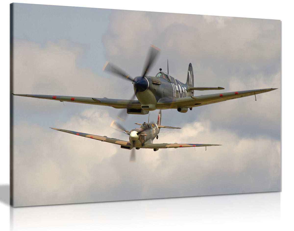 Panther Print, Canvas Wall Art, Pictures For Living Room, Raf Supermarine Spitfires Framed Prints, Print For Special Occasions (