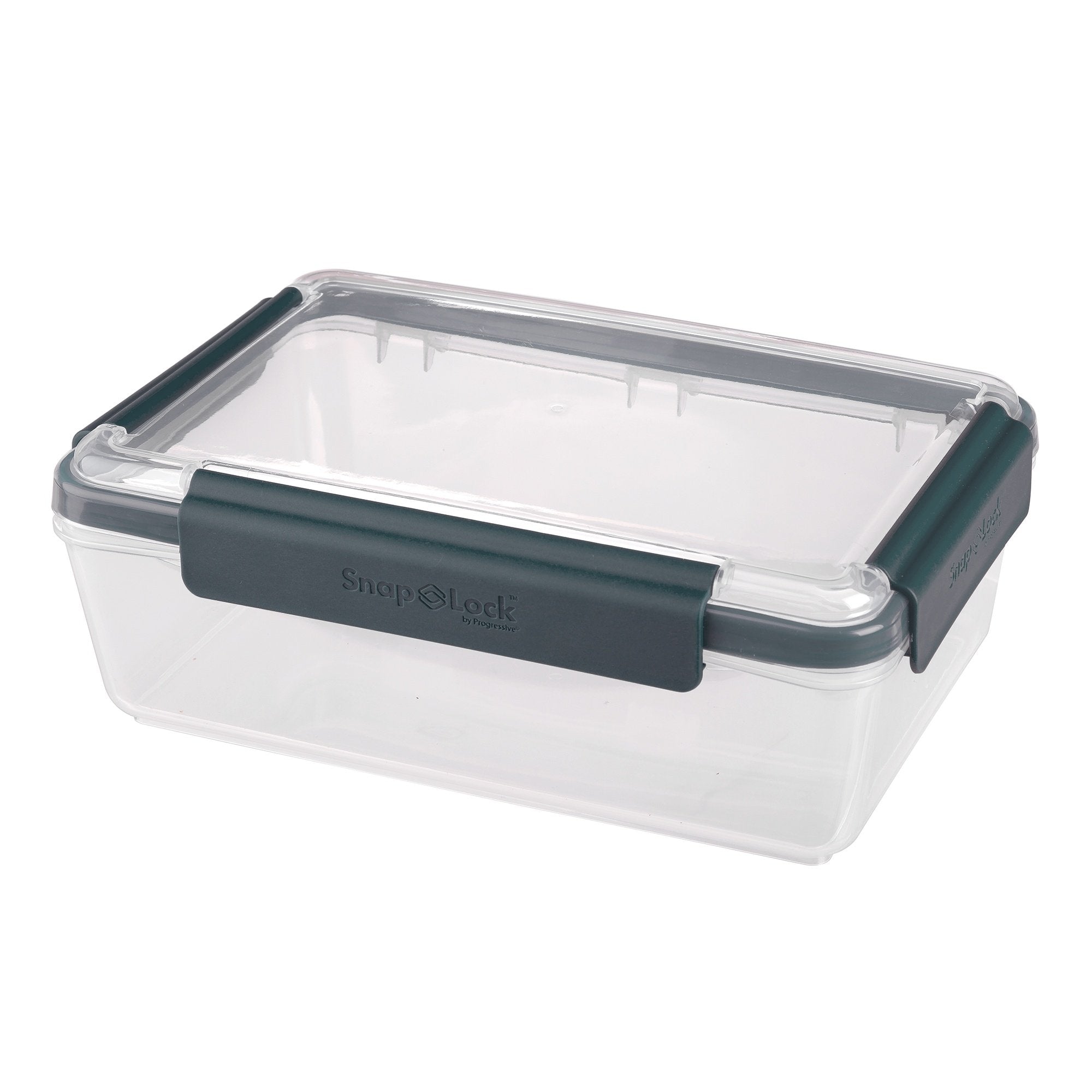 Snaplock By Progressive 12-Cup Storage Container - Gray, Easy-To-Open, Leak-Proof Silicone Seal, Snap-Off Lid, Stackable, Bpa Fr