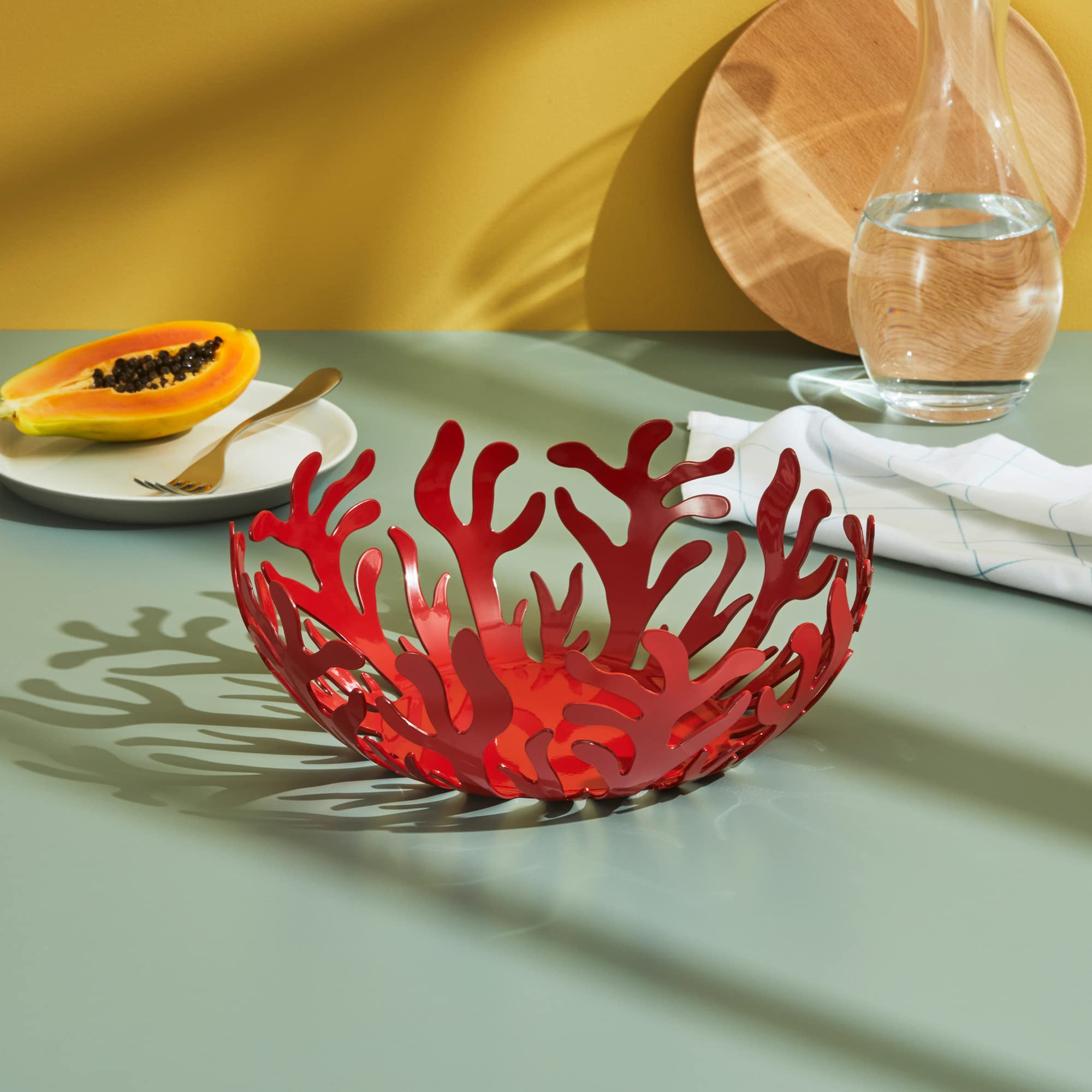 Alessi Mediterraneo Fruit Holder  11-12 diameter  Red