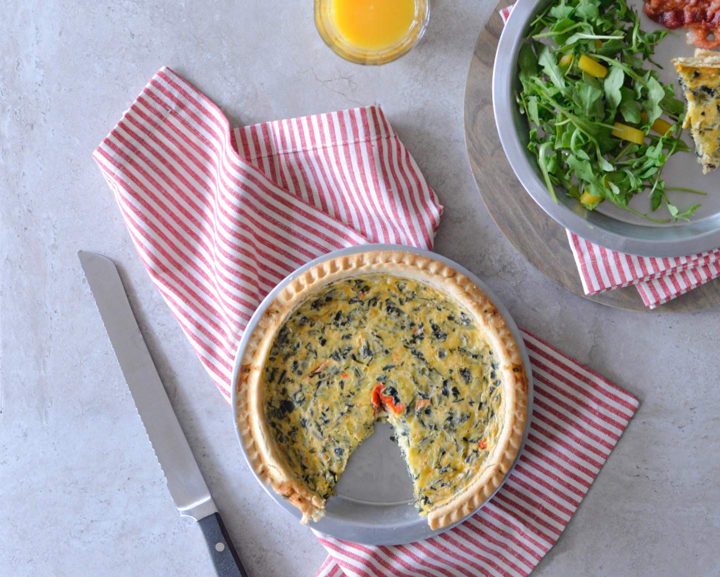 Tablecraft Round Pie Pan Server, Aluminum, 9.125 X 9.125 X 1    (0.7Mm Thickness)