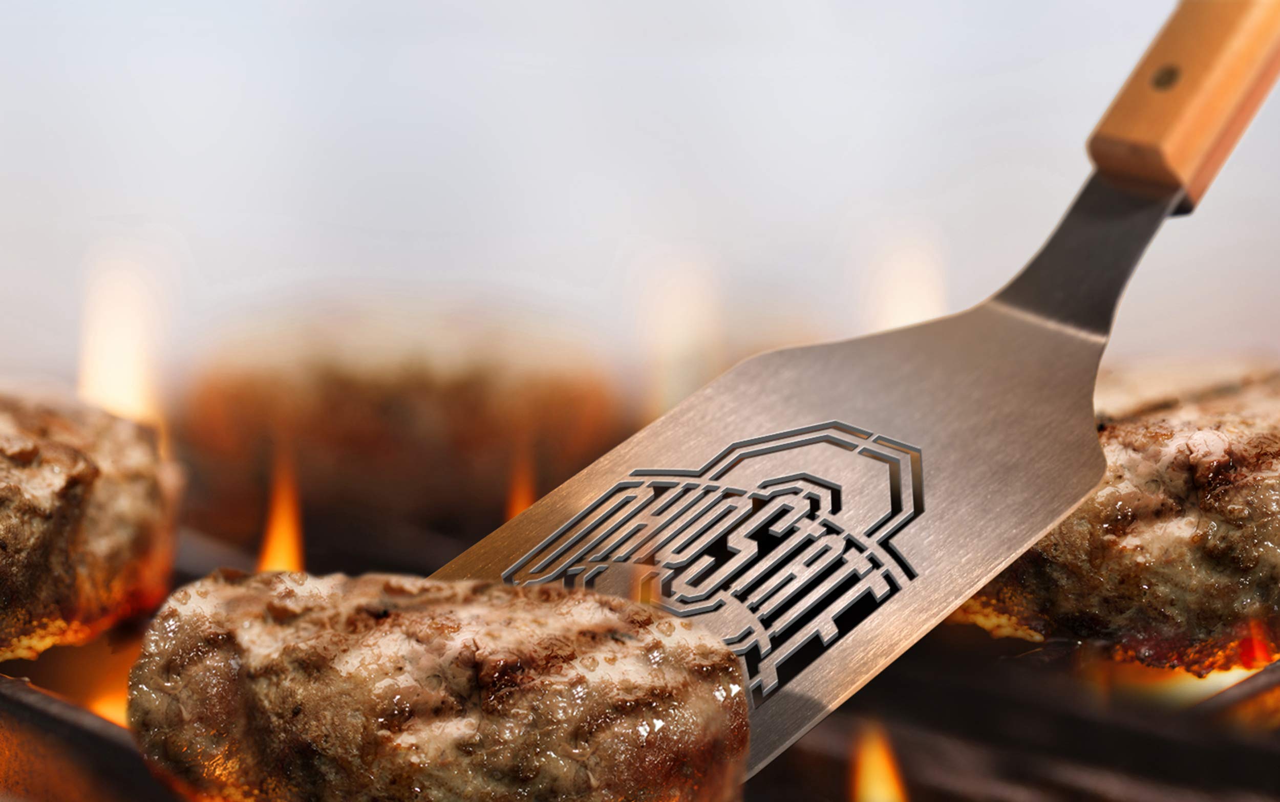 Ncaa Ohio State Buckeyes Classic Series Sportula Stainless Steel Grilling Spatula