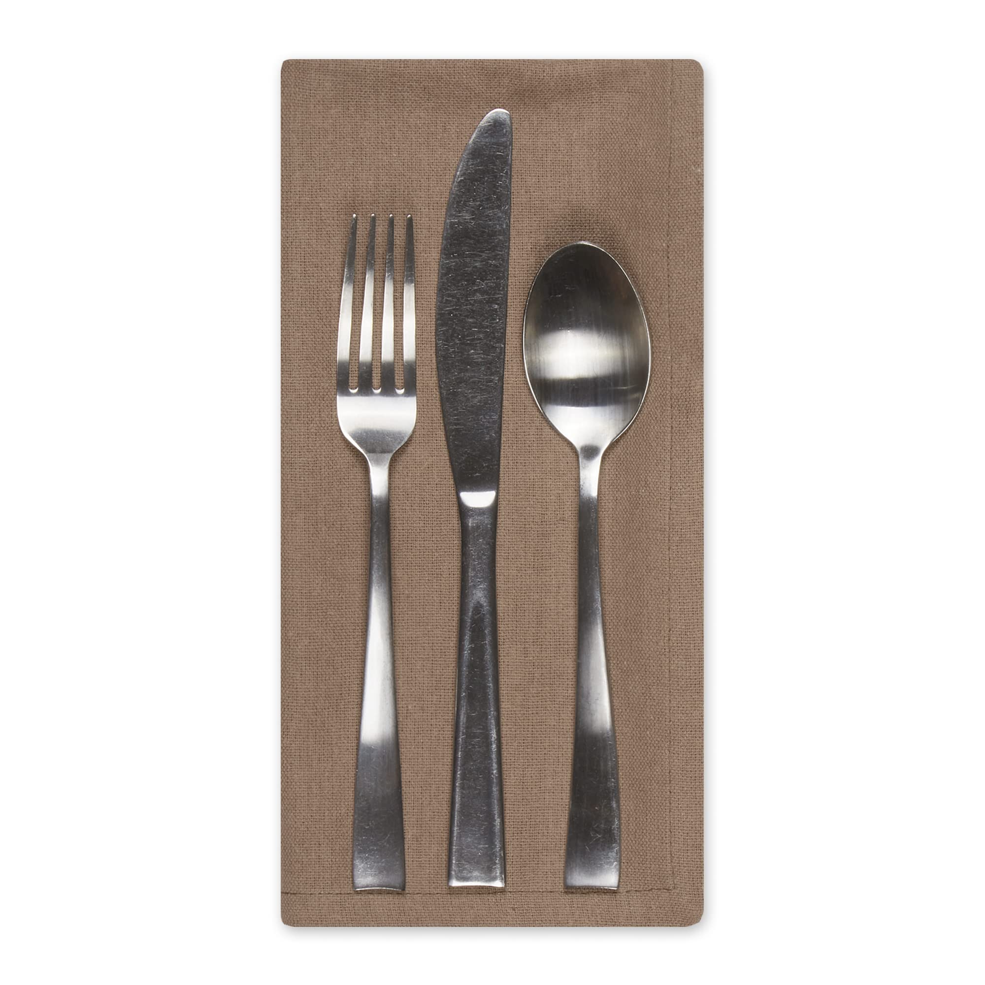 MUSHROOM SOLID NAPKIN SET/6