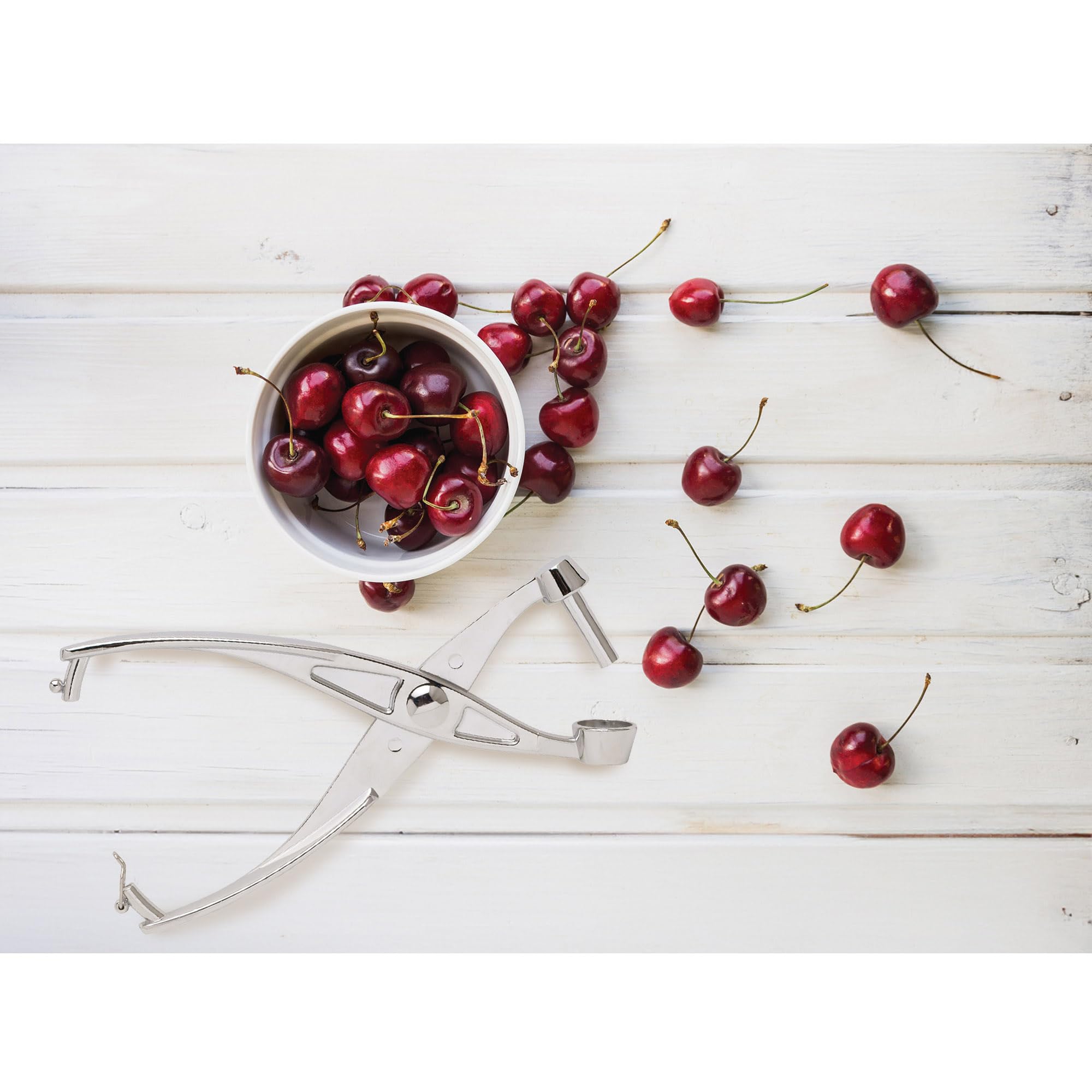 Mrs. Andersons Baking Cherry Pitter, Chrome-Plated Zinc Alloy