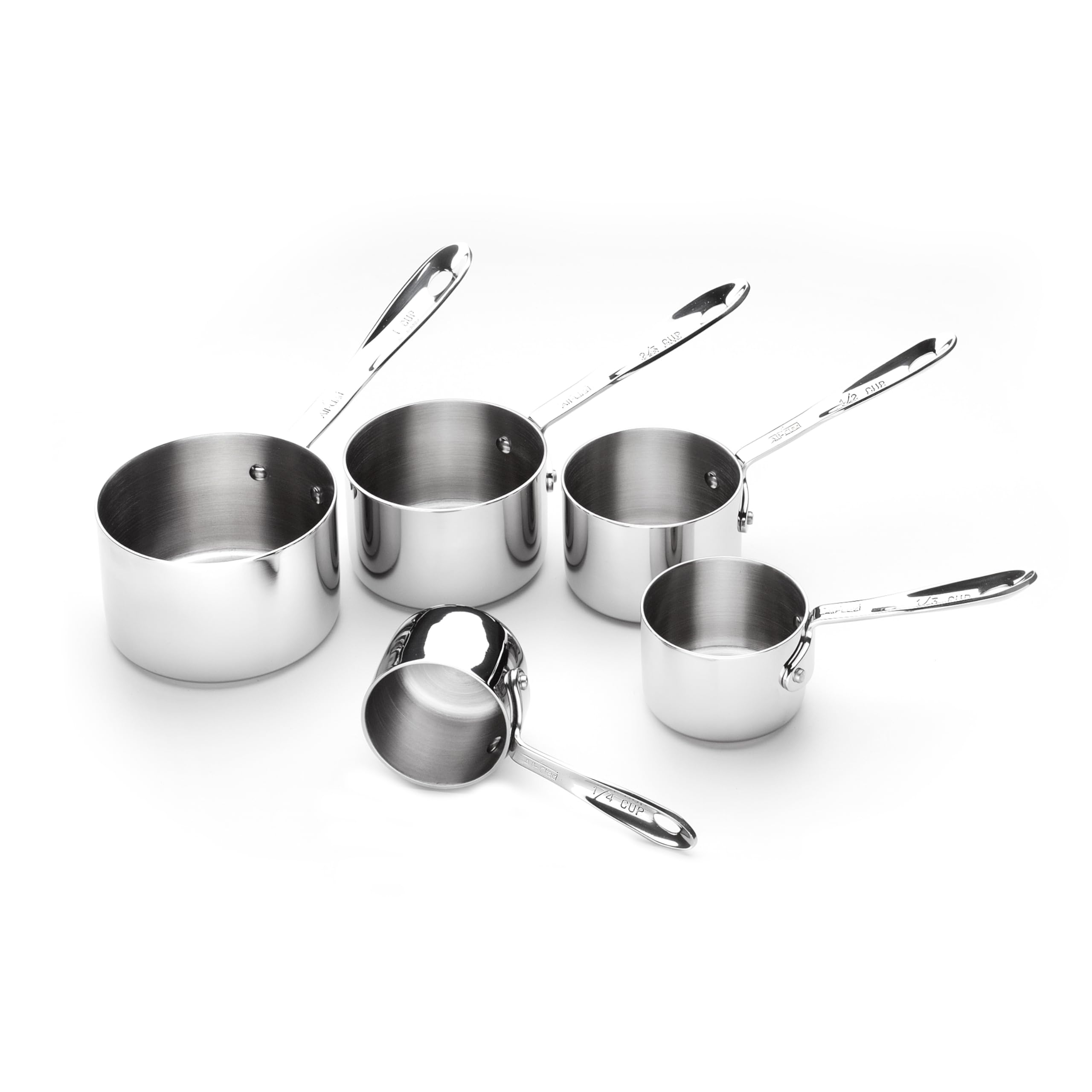 AllClad Stainless Steel 5Piece Measuring Cup Set, Kitchen Tools, 5 piece