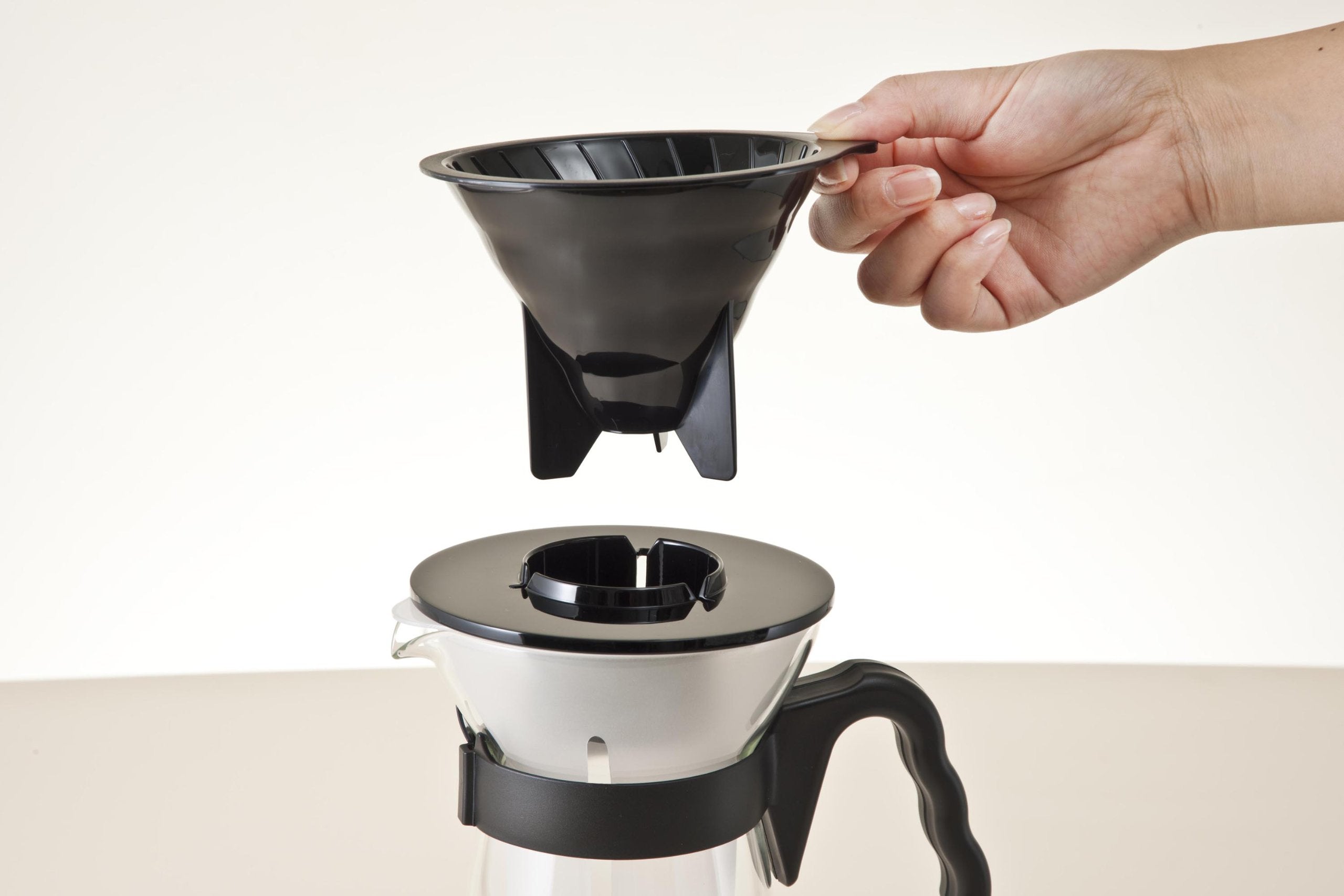 Hario V60 ''Fretta'' Hot And Iced Coffee Maker, 700Ml, Black