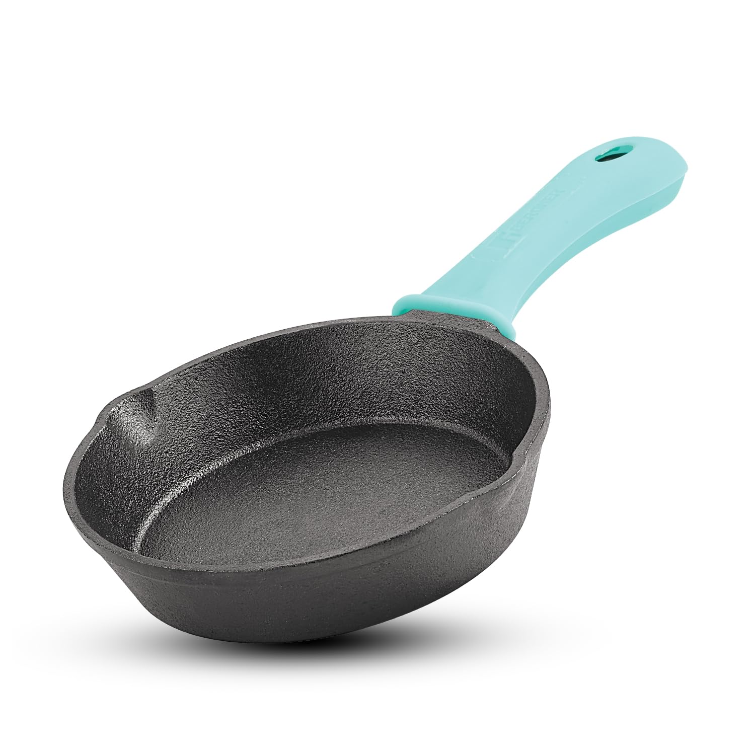Bergner Eco Cast Iron 15Cm Skillet, Pre-Seasoned Loha Frypan, Even Heat Distributor, Retains Heat To Enhance Flavor, Comes With 