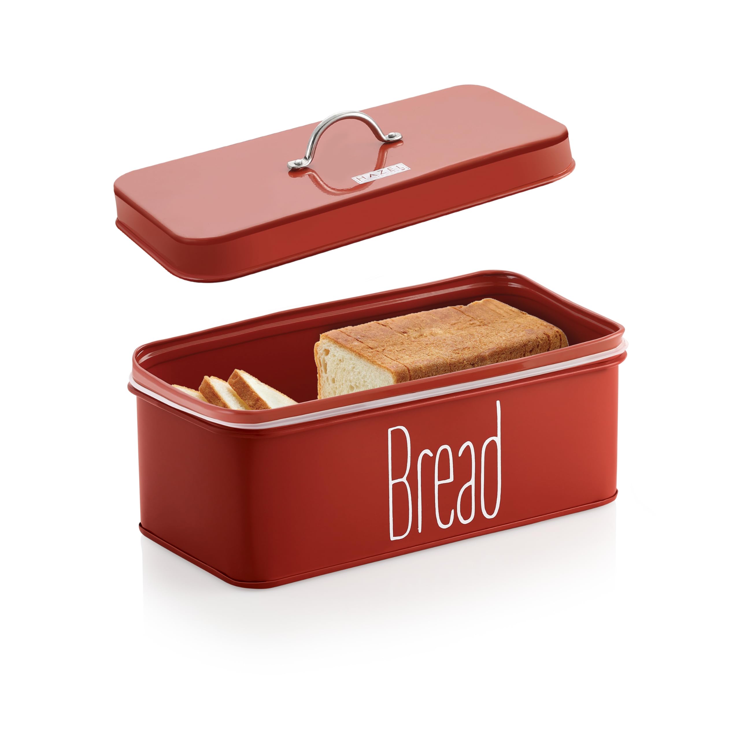 HAZEL Bread Butter Box Set | Bread Box and Butter Dish Combo | Bread and Butter Storage Box for Kitchen, Food Grade Material