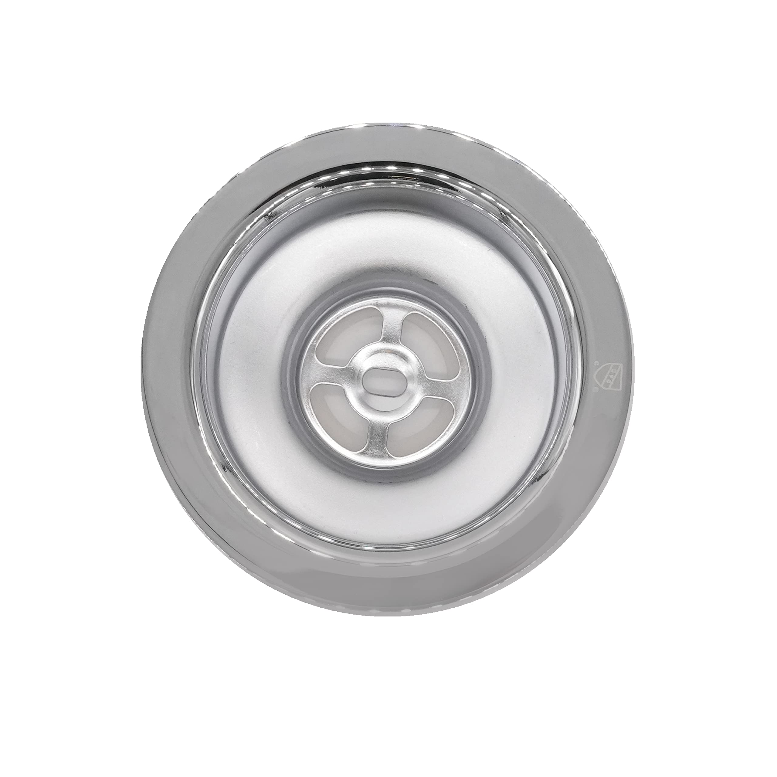 Westbrass D2165-26 Post Style Large Kitchen Basket Strainer With Waste Disposal Flange And Stopper, Polished Chrome