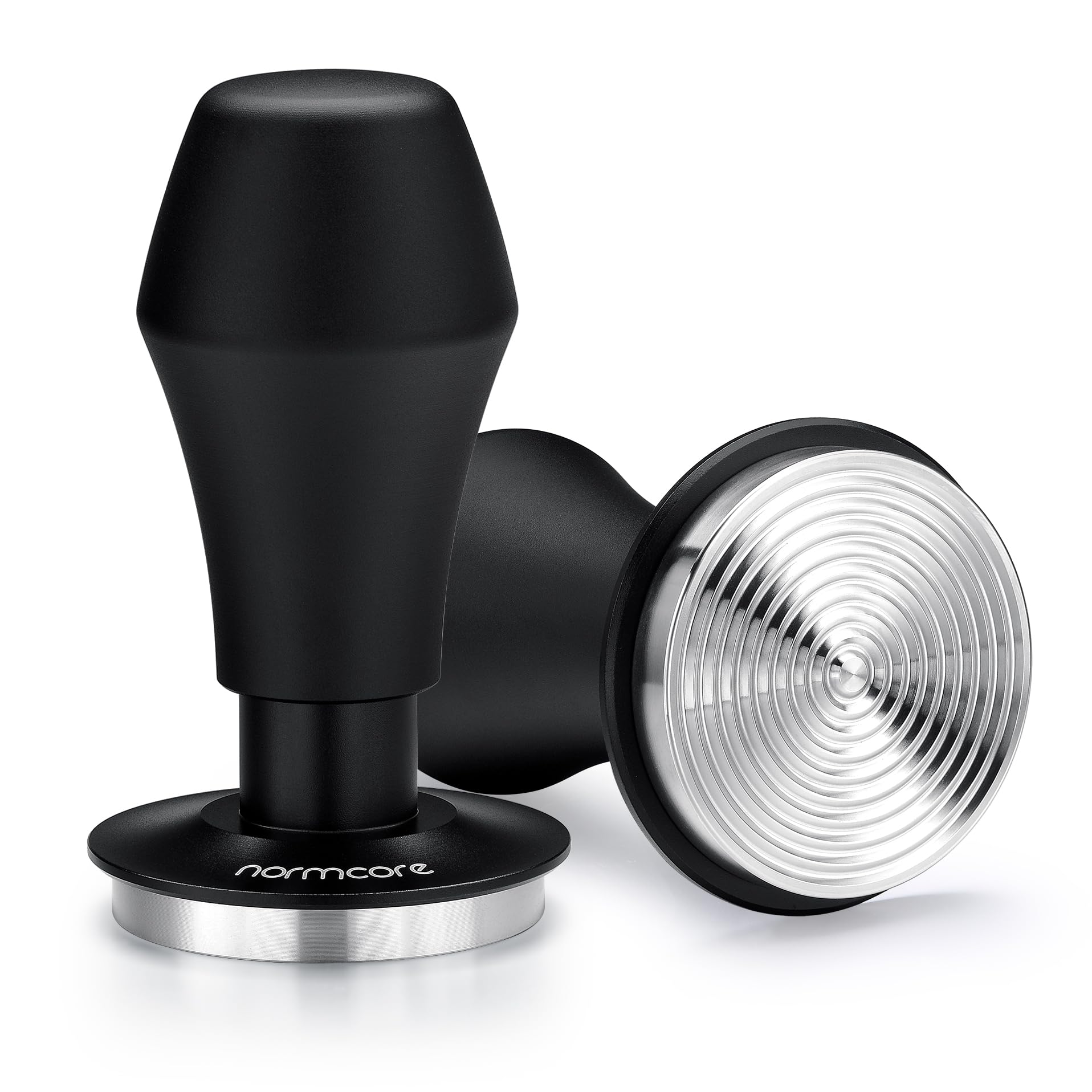 Normcore 51Mm Espresso Coffee Tamper With Ripple Base - Spring Loaded Tamper - 15Lb / 25Lb / 30Lbs Replacement Springs - Anodize
