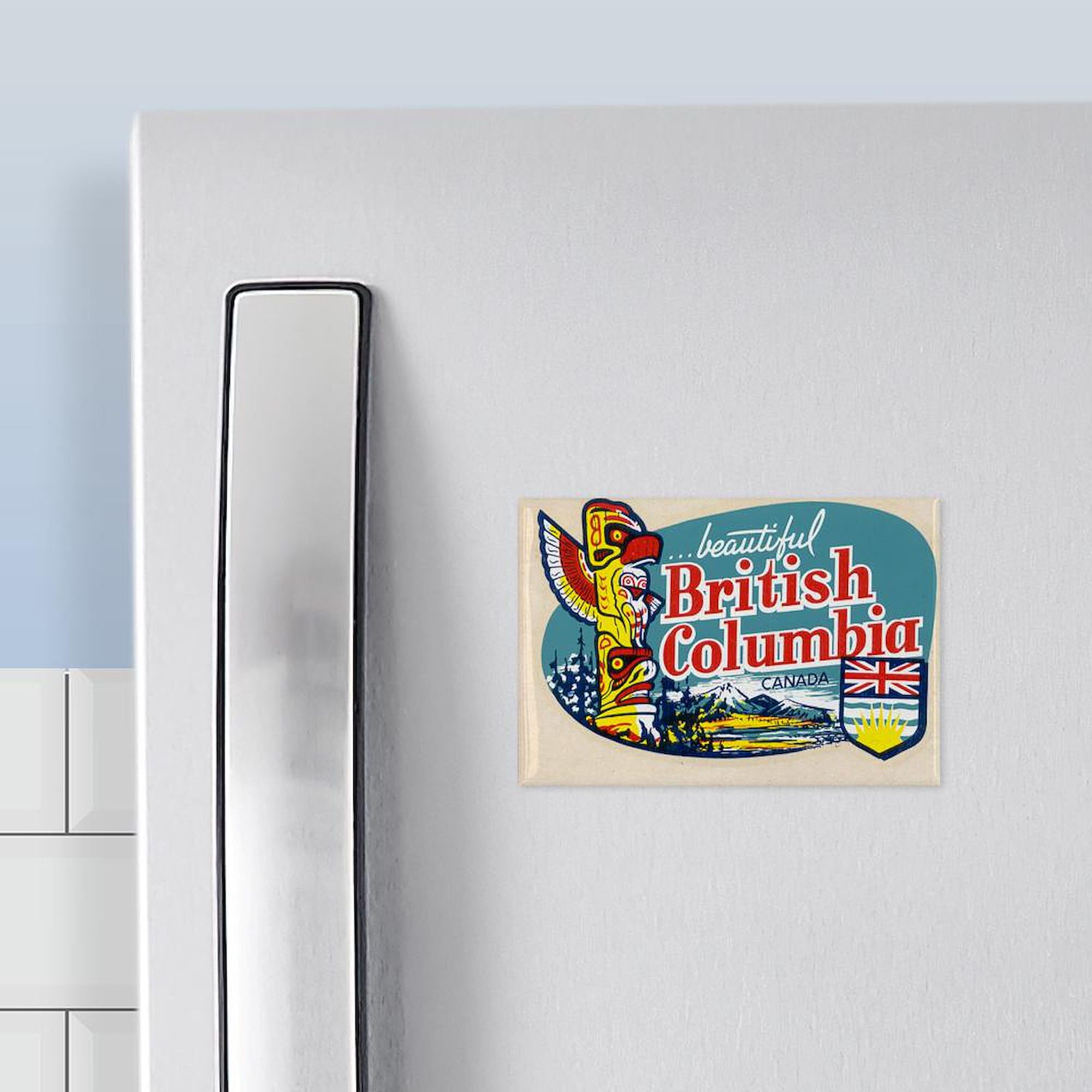 Cafepress Beautiful British Columbia Canada Magnet Rectangle Magnet, 3''X2'' Refrigerator Magnet