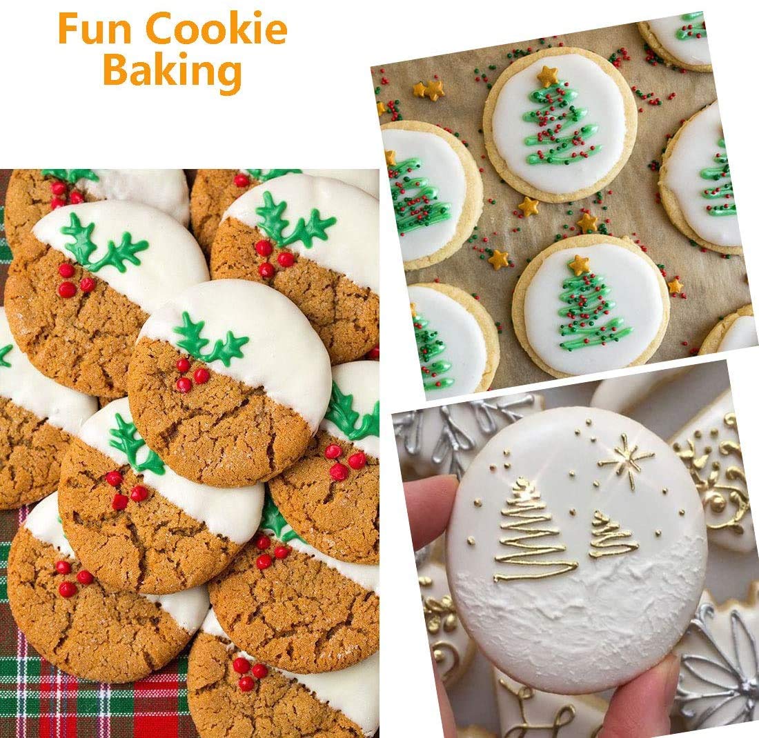 5 Pcs Stainless Steel Cookie Biscuit Cutters - Dumpling Donut Doughnut Pastry Cutters/Round Cake Cookie Scone Cutters Molds For