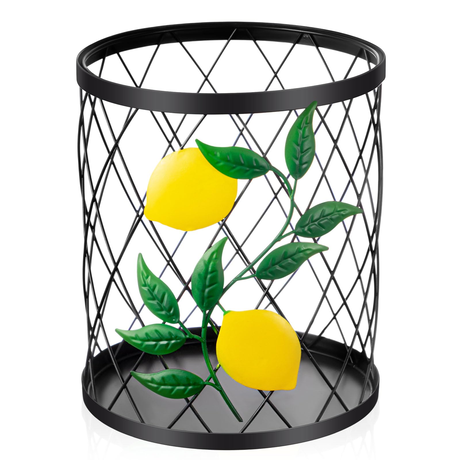 Ferrochef Lemon Utensil Holder Lemon Theme Kitchen Decor and Accessories Yellow Kitchen Decor Utensil Caddy Countertop Country C