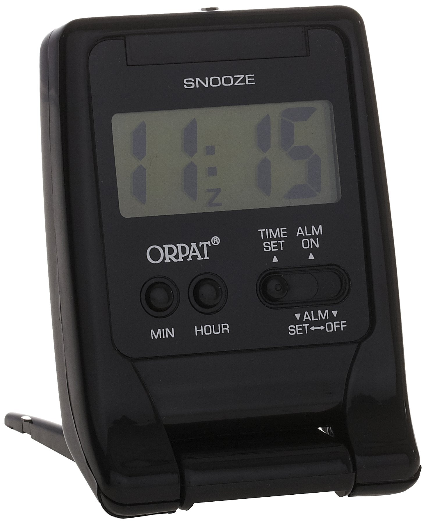 Orpat Beep Alarm Clock (Black, Tbzll-627Dx)