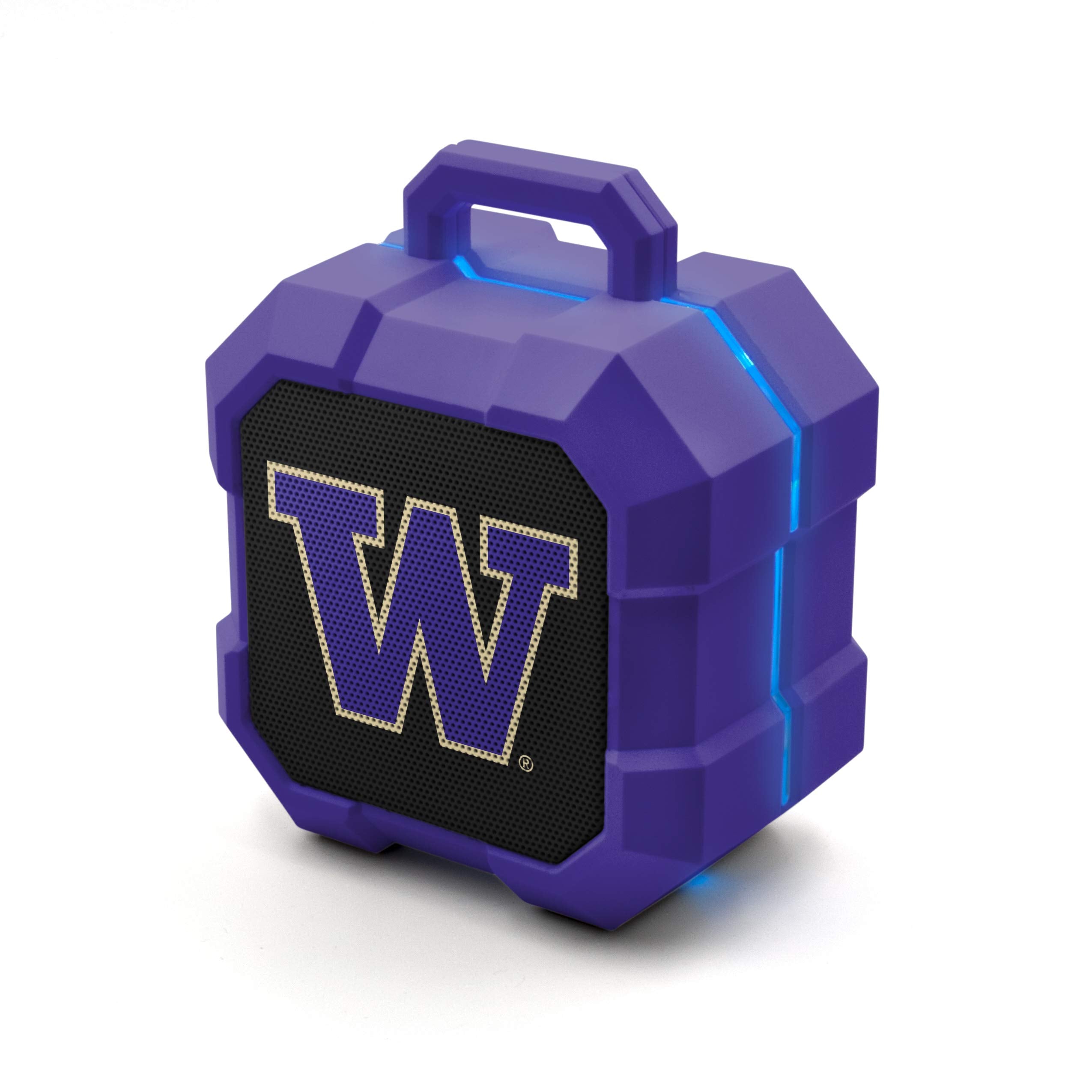 Soar Ncaa Shockbox Led Bluetooth Speaker, Washington Huskies
