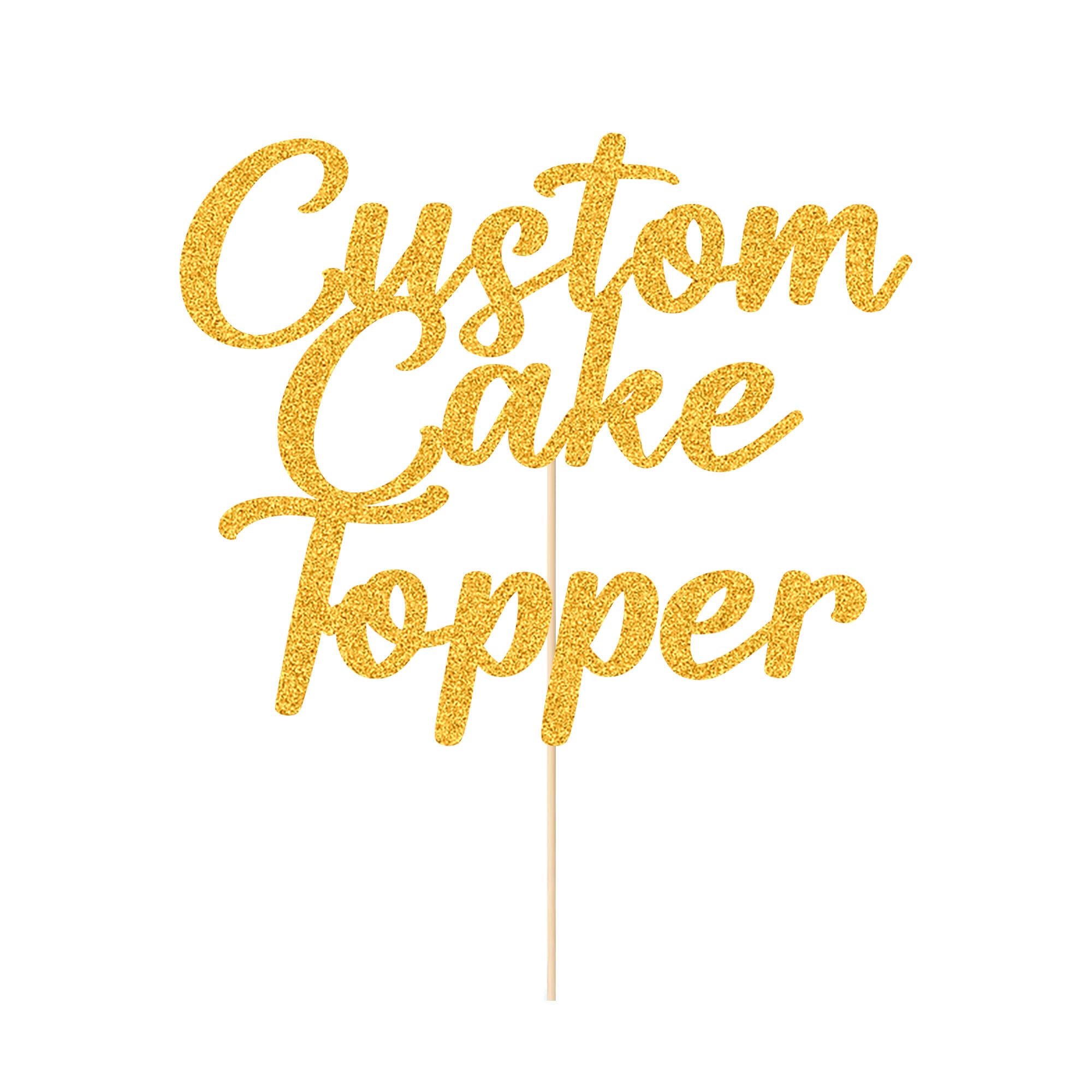 Personalized Cake Toppers Custom Happy Birthday Cake Toppers Wedding Cake Toppers Gifts For Women Men 11 Colors Cake Decorations