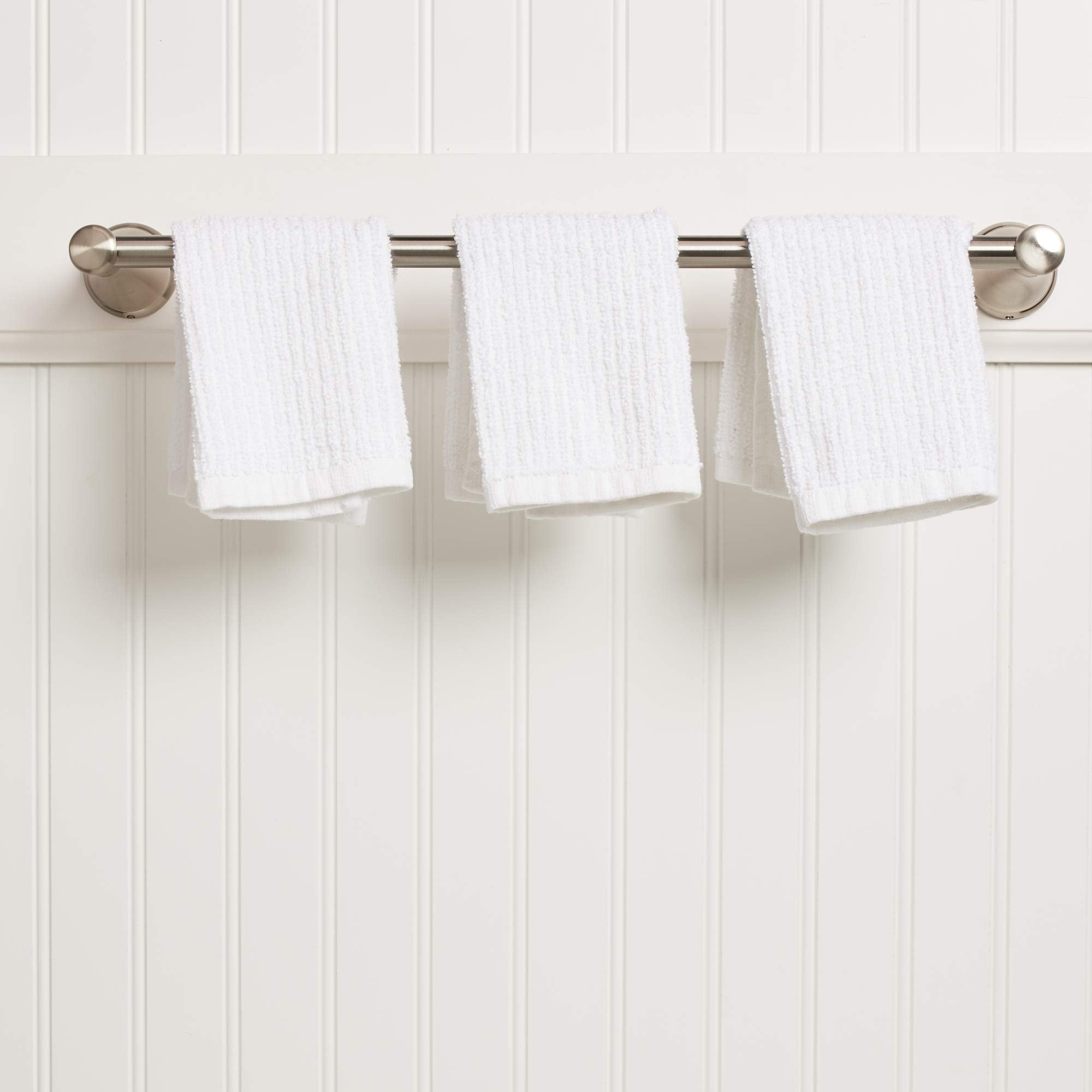 Bar Mop Cleaning Kitchen Dish Cloth Towels,100% Cotton, Machine Washable, Everyday Kitchen Basic Utility Bar Mop Dishcloth Set O