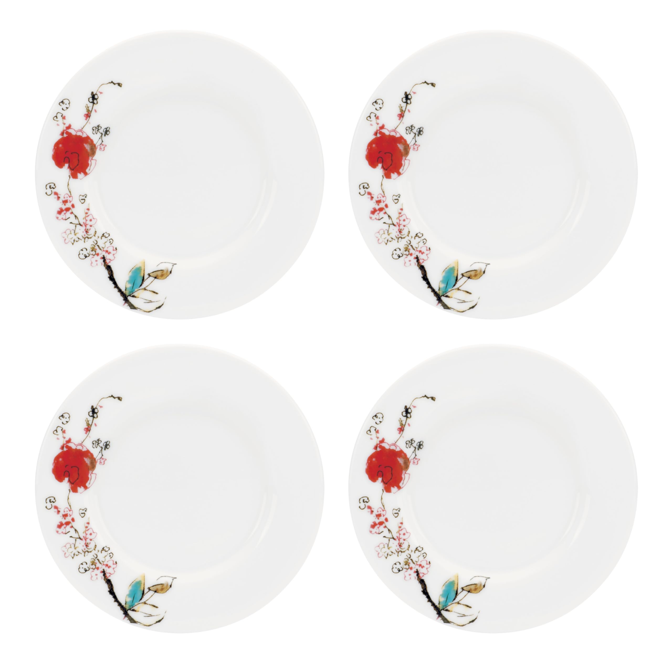 Lenox 897263 Chirp Saucers/Party Plates, Set of 4