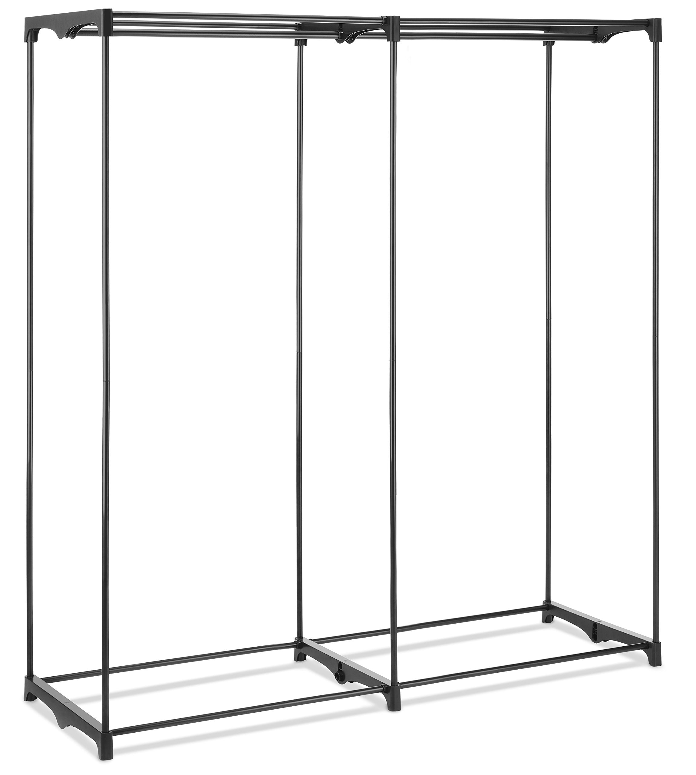 Whitmor Extra-Wide Clothes Closet  60? with  White Cover