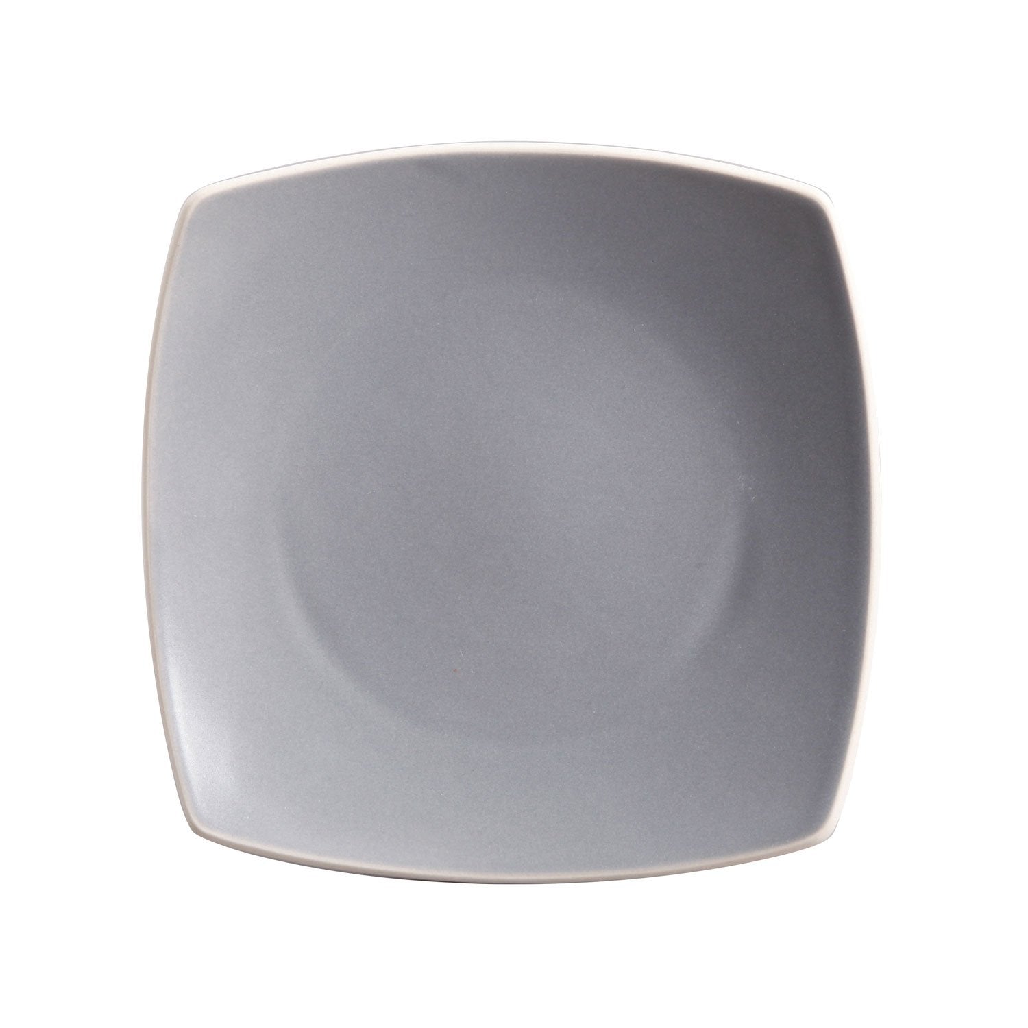 Gibson Elite Soho Lounge Dinnerware Set, Service for 4 (16pcs), Matte Gray