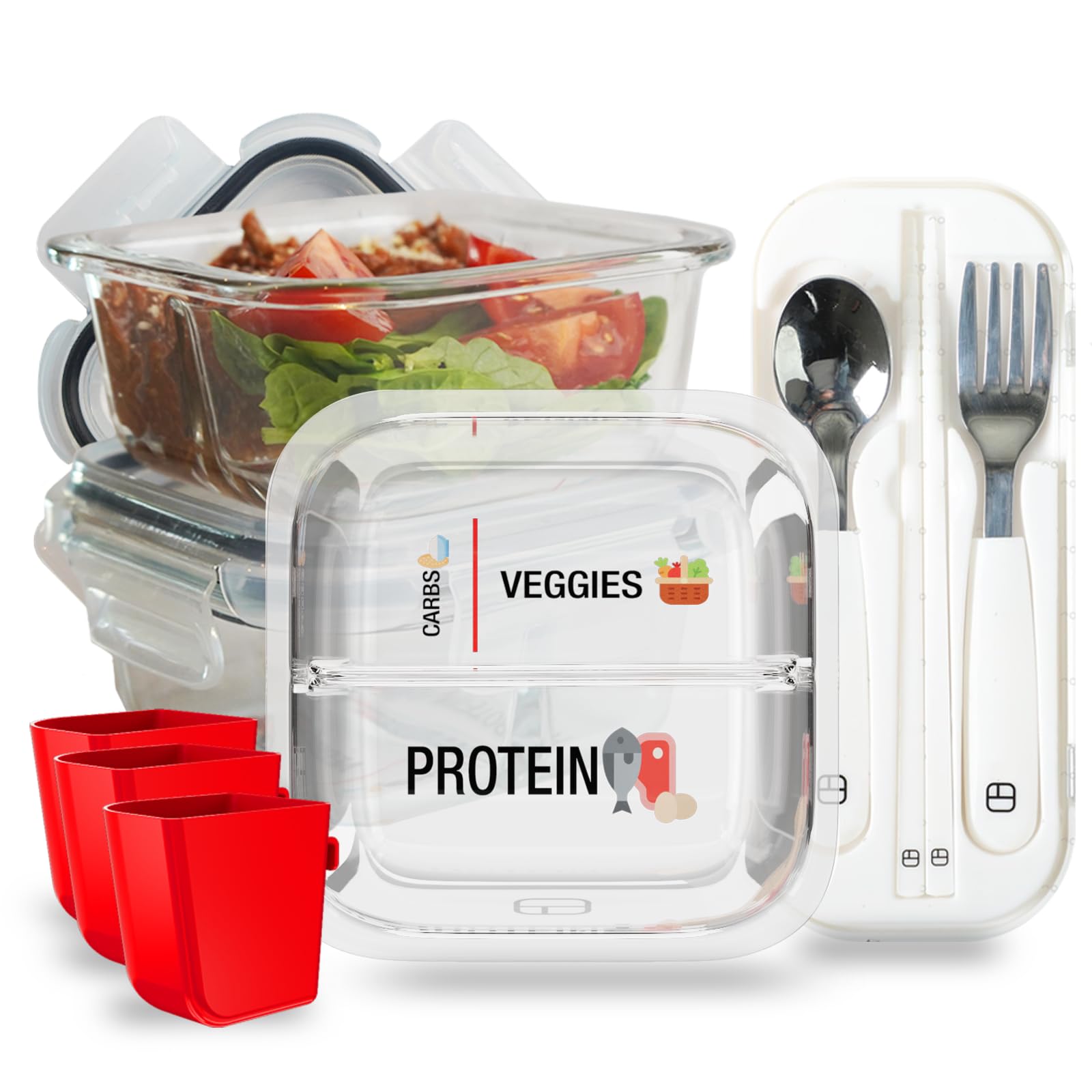 BariBowl: Bariatric Meal Prep Containers, Portion Control Containers