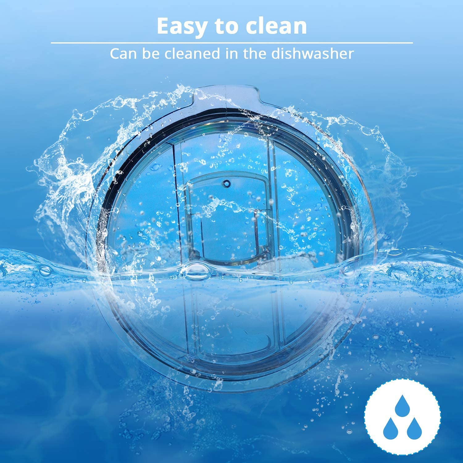 Ailuxuan Tumbler Replacement Lids,Tumbler Lids Spillproof 30 Oz For Yeti Rambler, Ozark Trail, And Other Brands Vacuum Insulatio