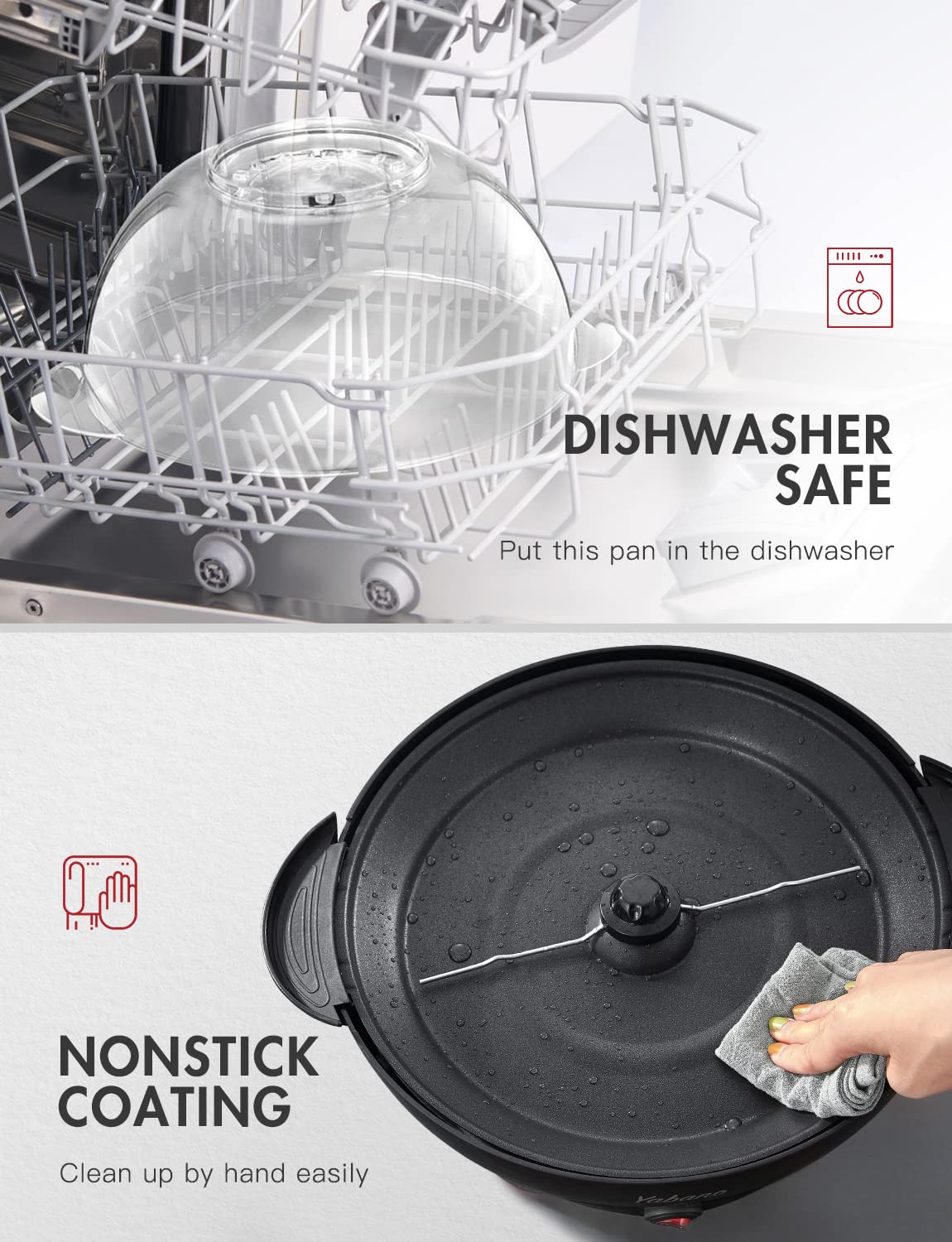 Popcorn Machine  6-Quart Popcorn Popper maker  Nonstick Plate  Electric Stirring with Quick-Heat Technology  Cool Touch Handles (Black)