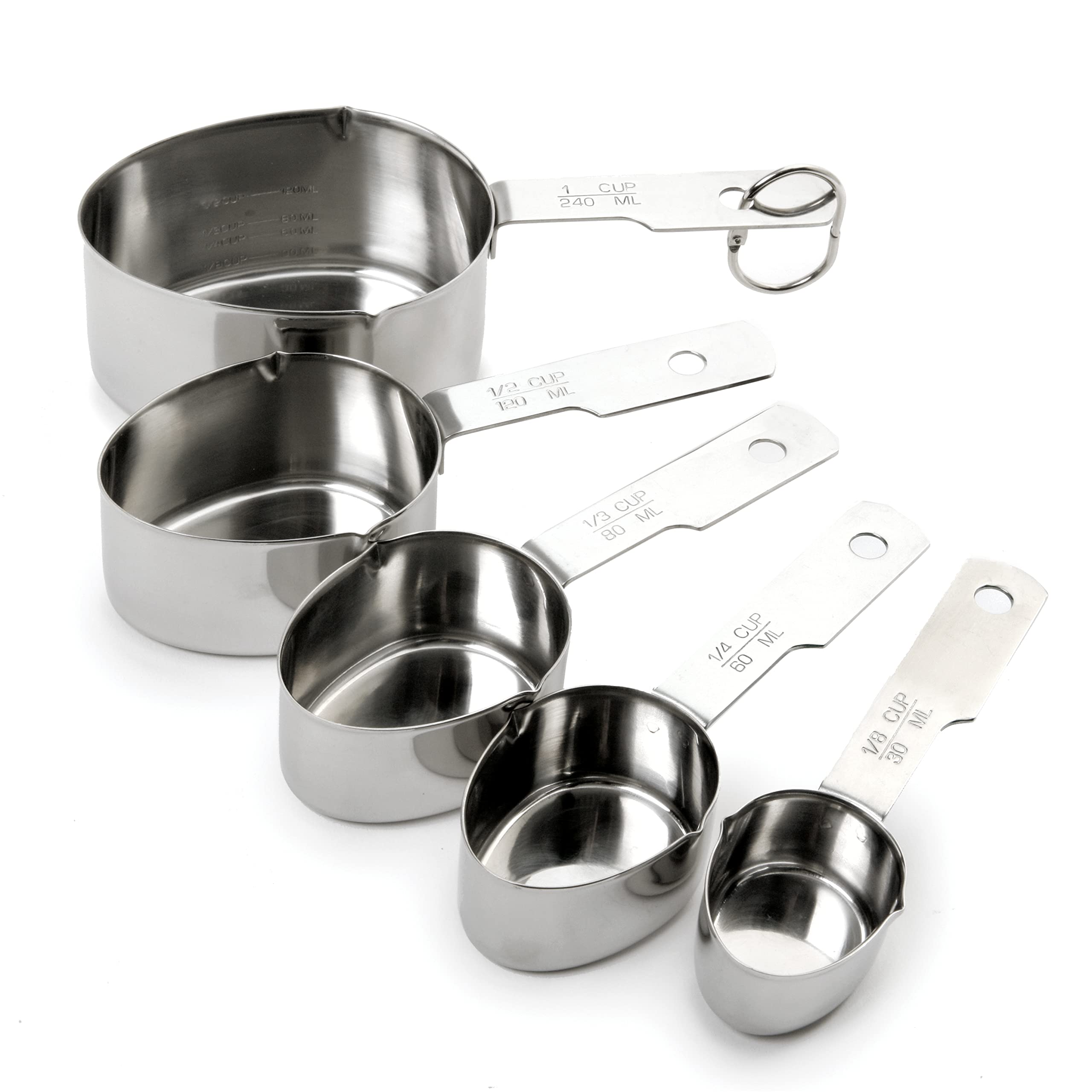 Norpro Set Stainless Steel 5 Piece Measuring Cup, One Size