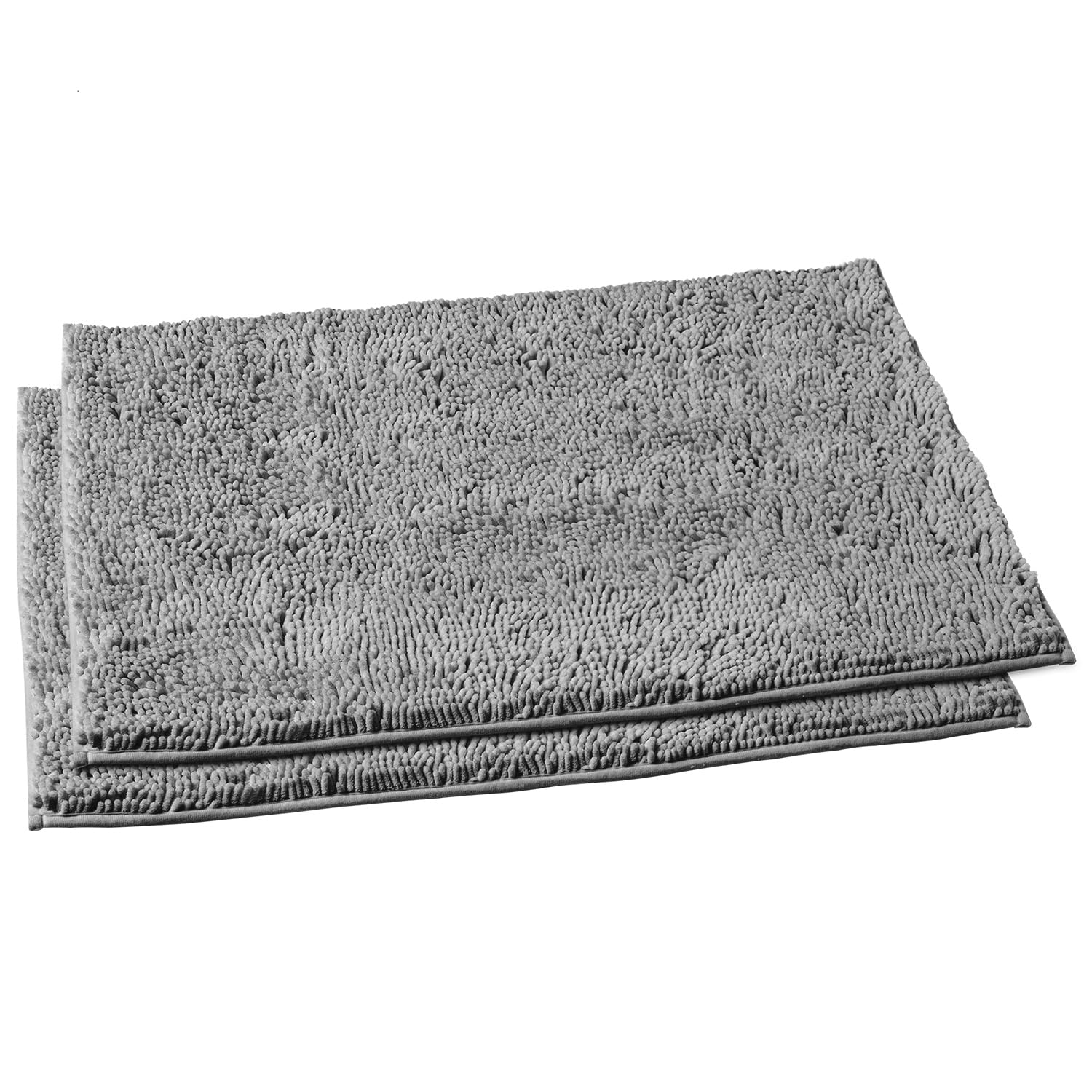 Luxurux Bathroom Rug Mat Set-Extra-Soft Plush Bath Mat Shower Bathroom Rugs Chenille Microfiber Material, Super Absorbent Light