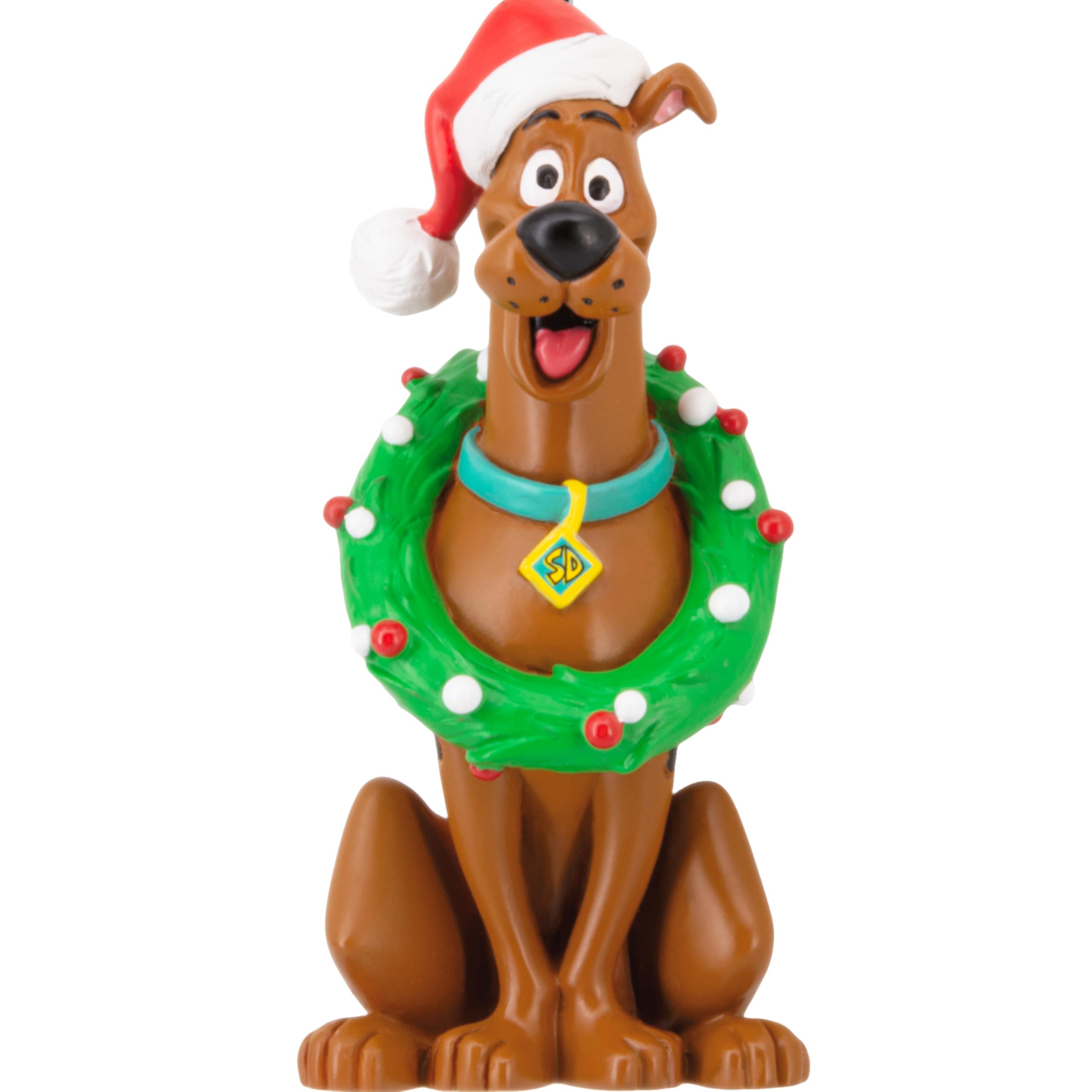 Hallmark Scooby-Doo with Wreath Christmas Ornament, Cartoon Gifts