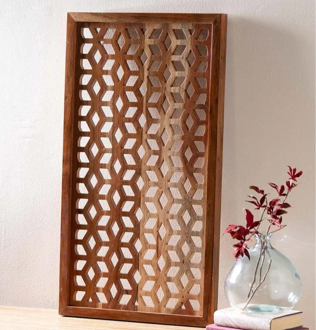 Upzing Decor Wood Wall Decor Panel Wall Hanging Plaque, Wood Carving Wall Decoration Panel For Living Room, Bedroom, Hallway, Of